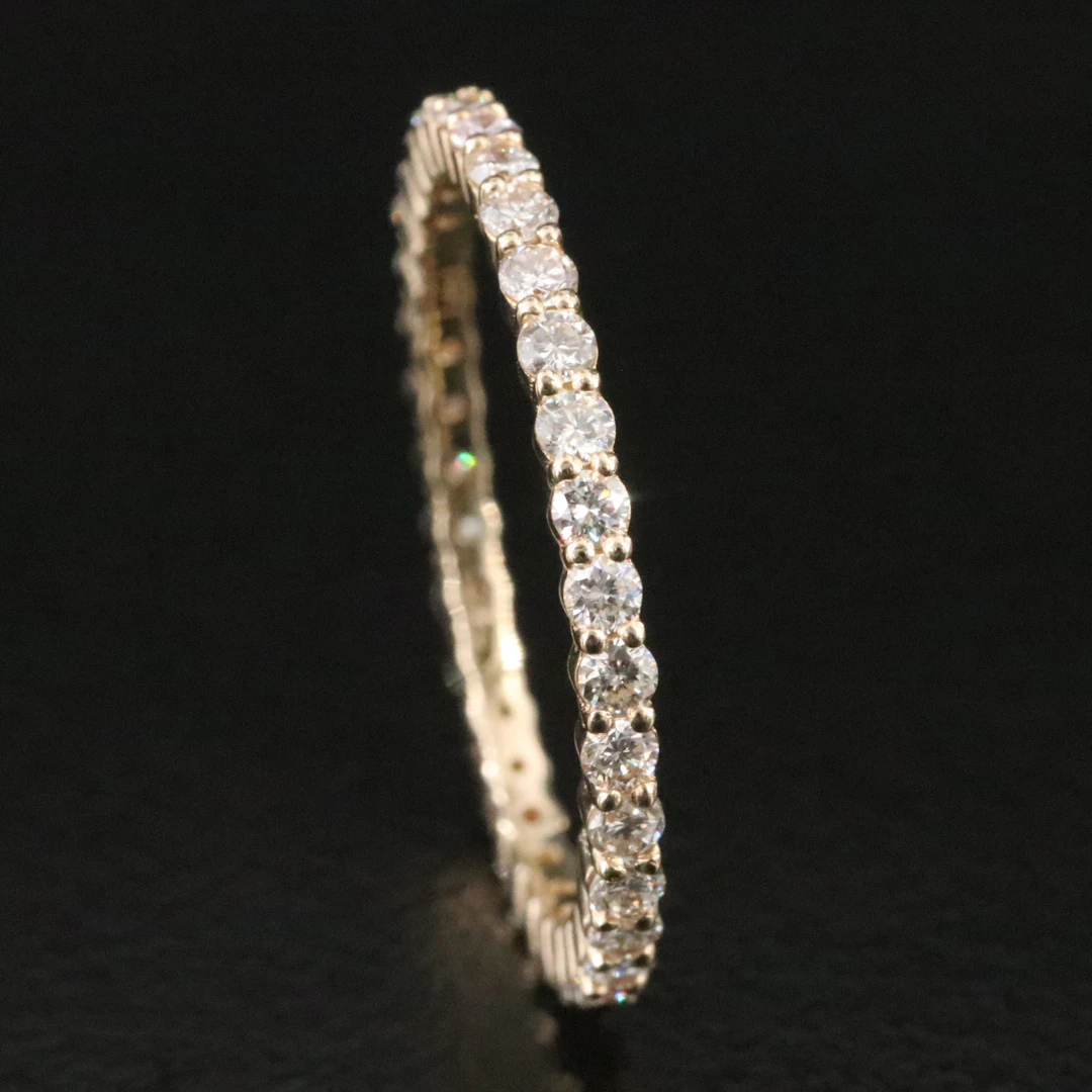 14K 0.66 CTW Diamond Eternity Band