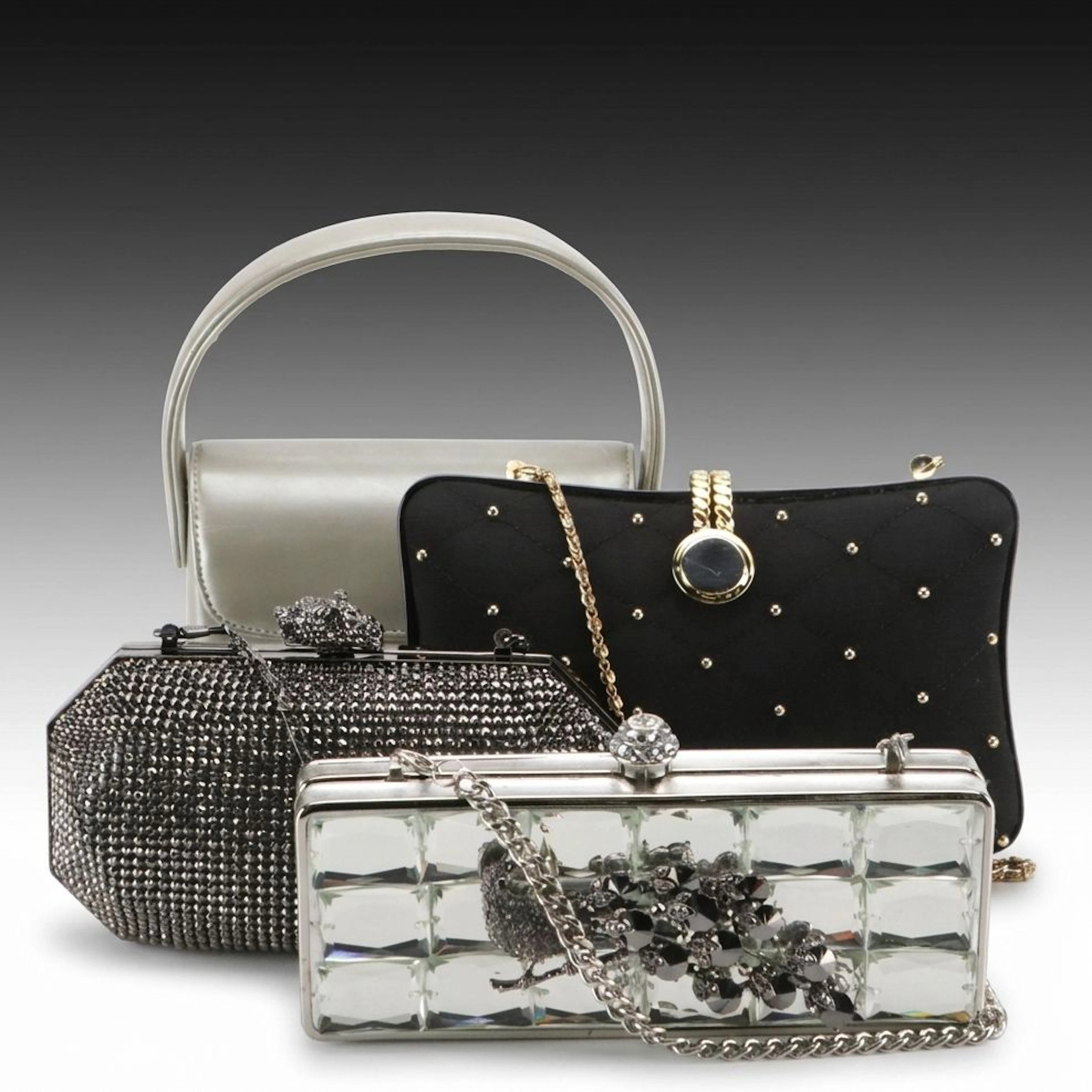 Iris Lane, Nicole Miller, and Other Embellished Evening Clutch Bags