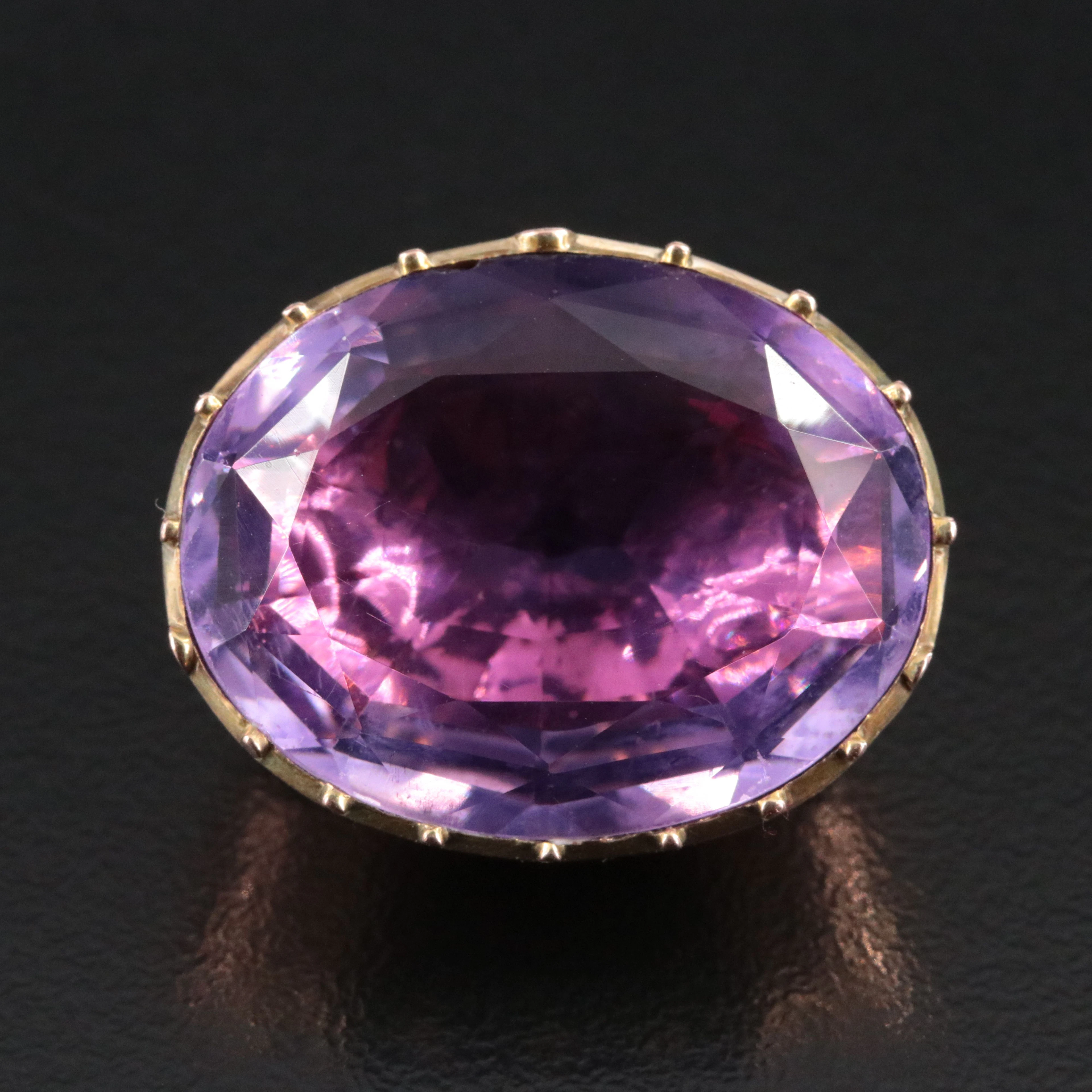 Victorian Amethyst Pin