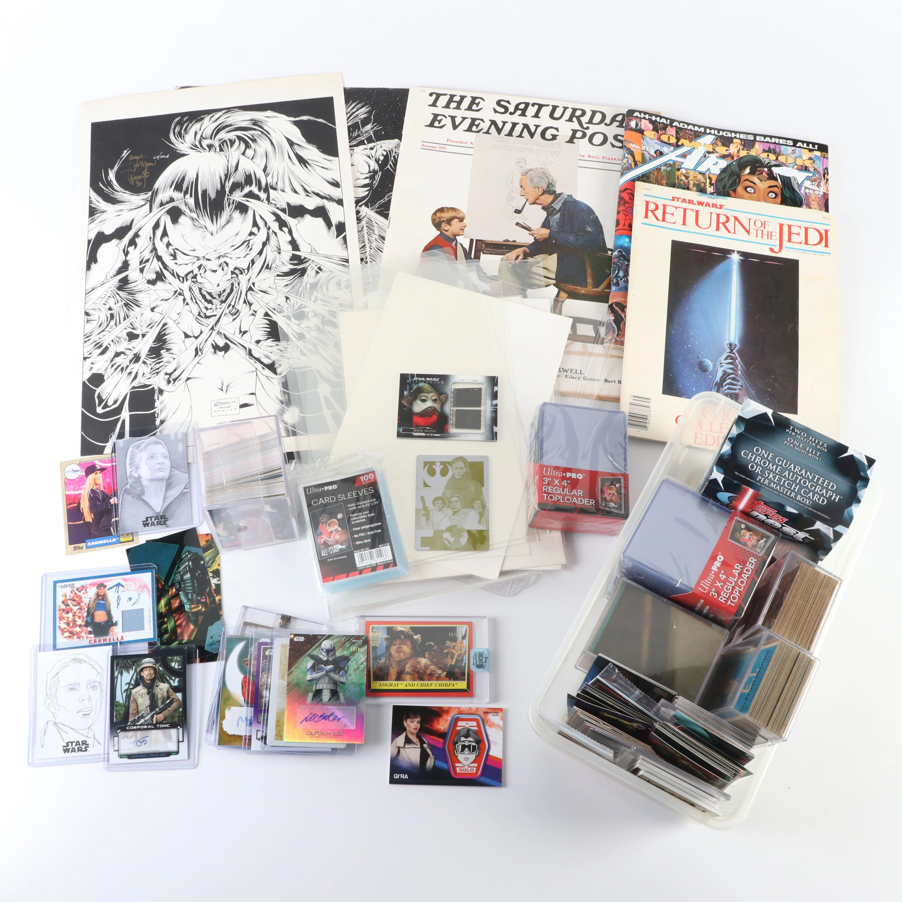 Star Wars, Garbage Pail Kids, and Other Trading Cards with More