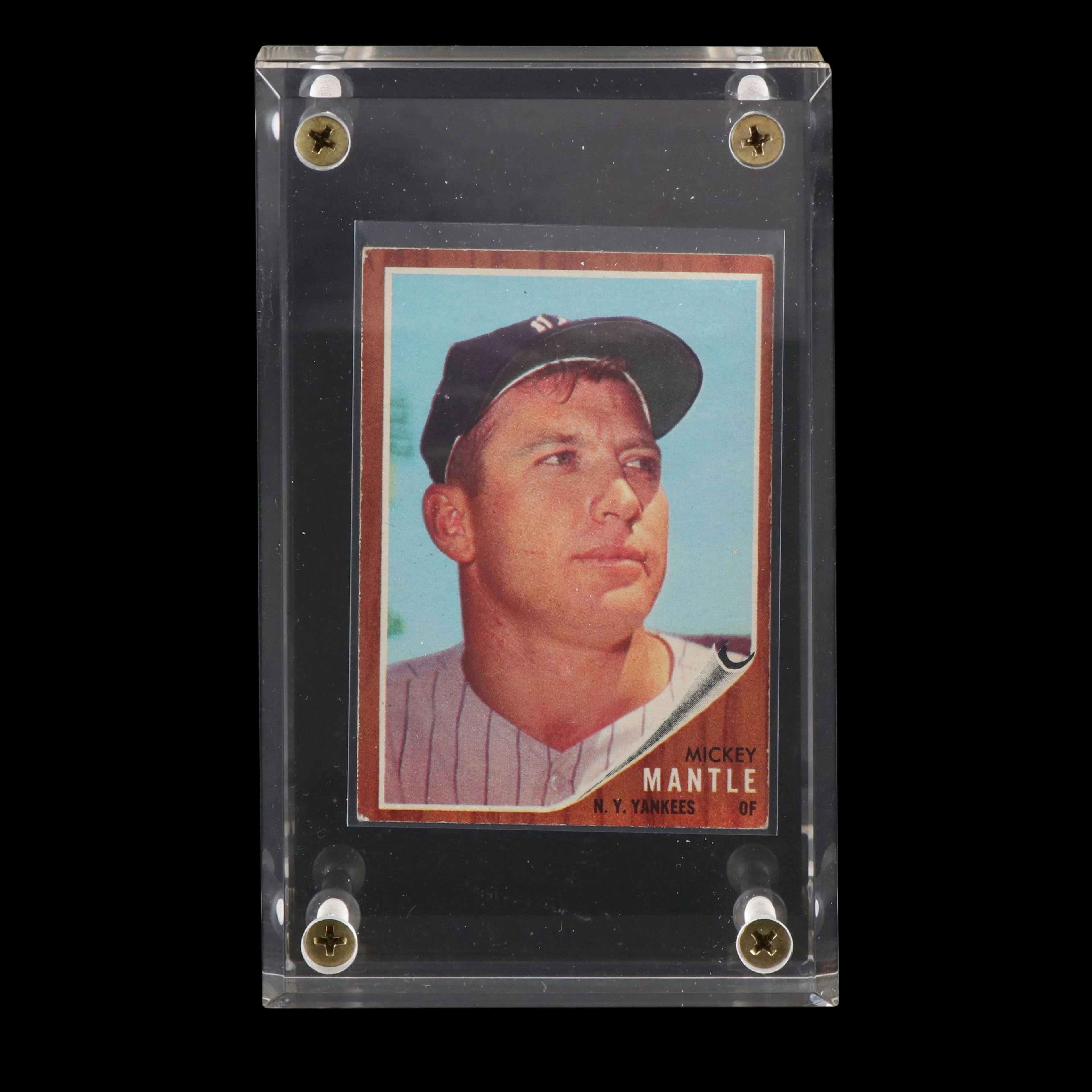 1962 Topps Mickey Mantle New York Yankees Baseball Card