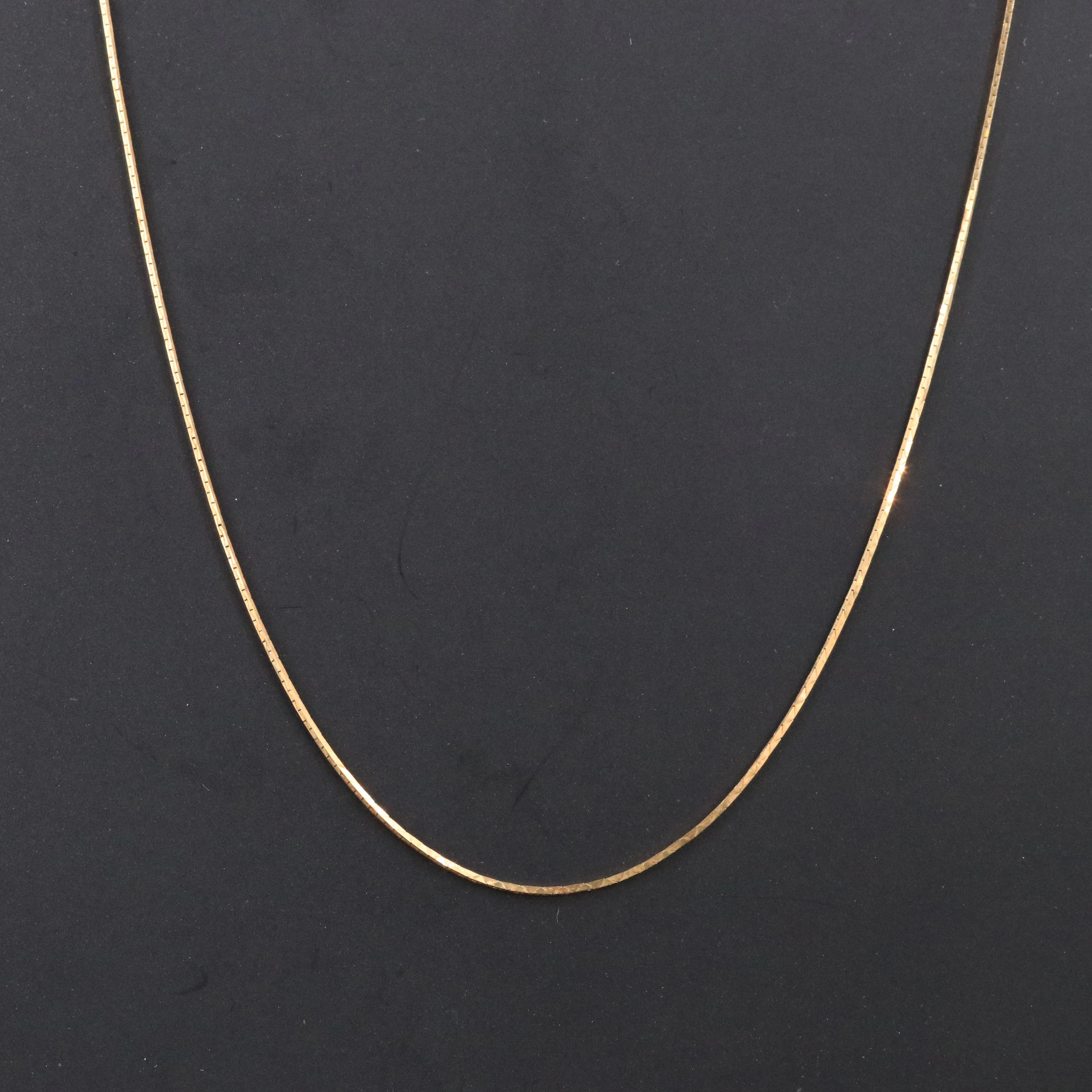 14K Cobra Chain Necklace