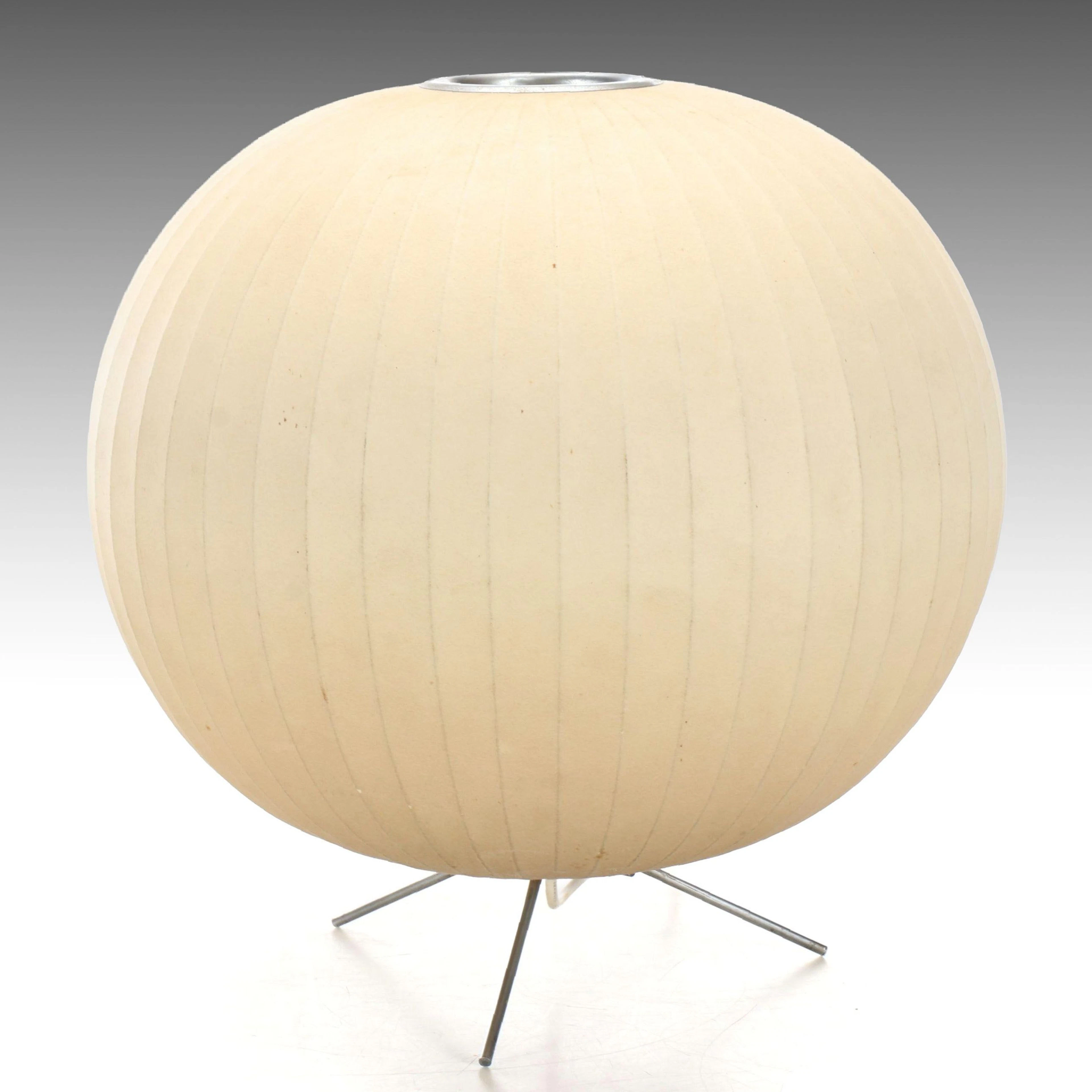 George Nelson for Herman Miller Mid Century Modern Bubble Table Lamp