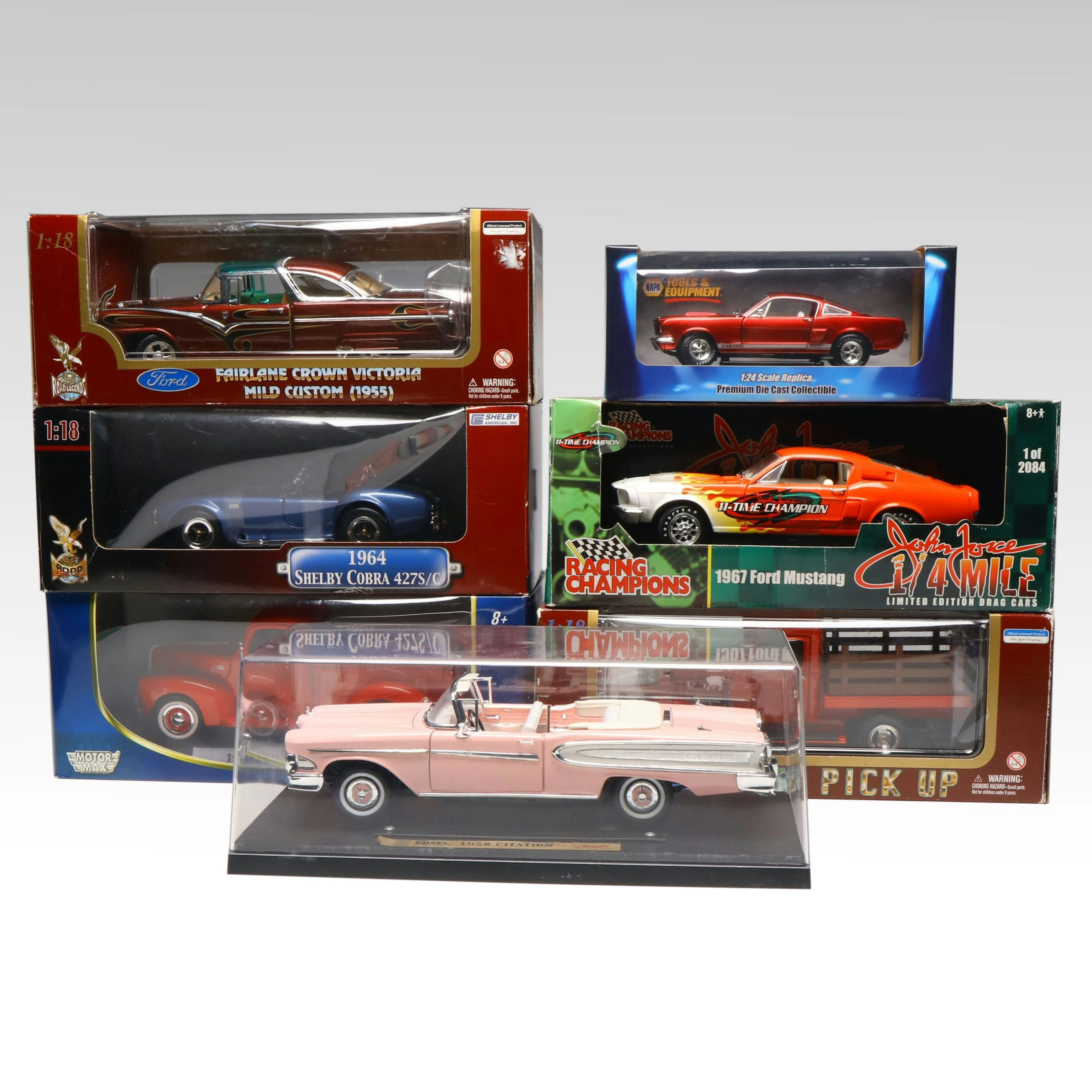 Road Signature '64 Shelby Cobra 427S/C and Other Diecast Cars