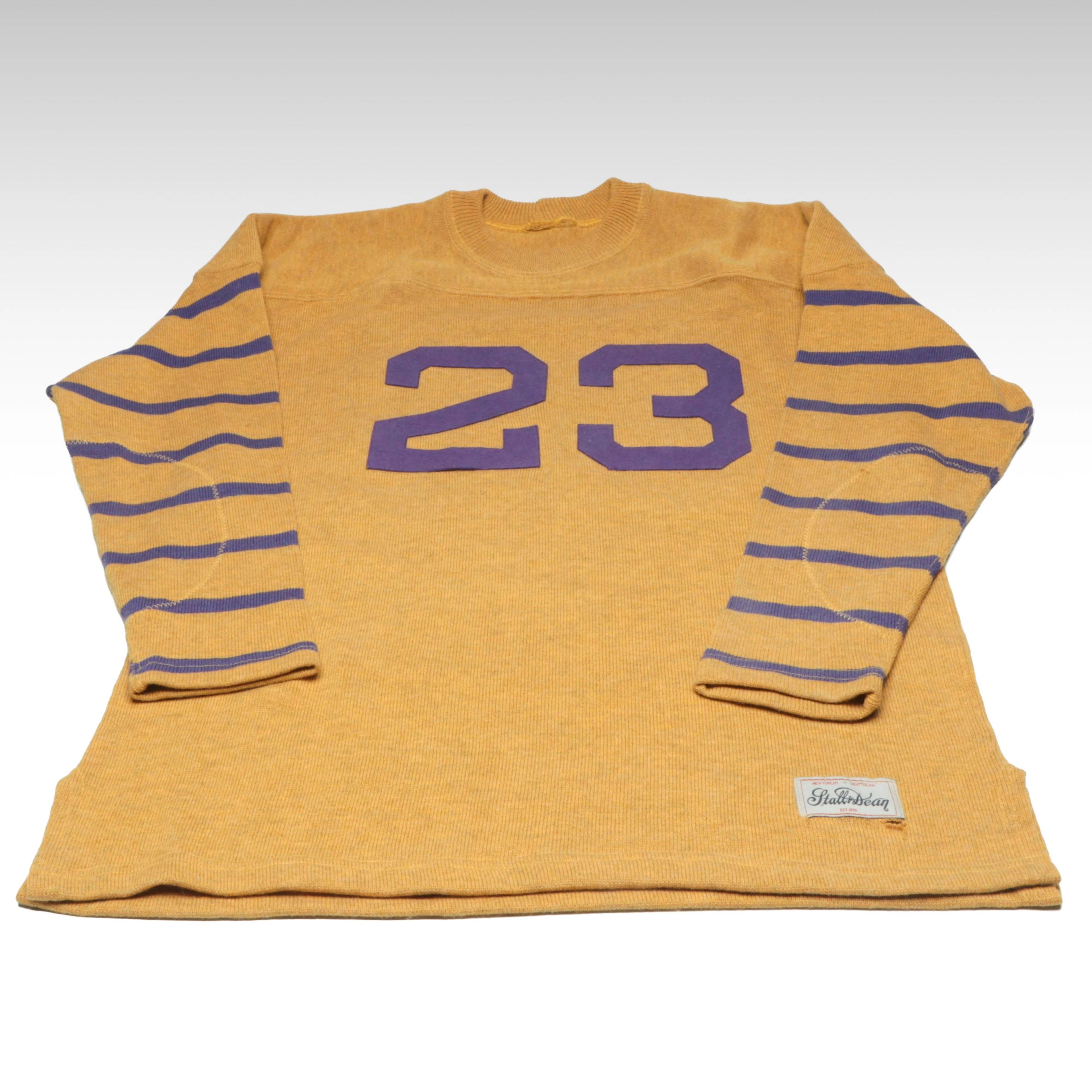 Stall & Dean 1920s-1930s Style Wool Football Jersey, Early 21st Century