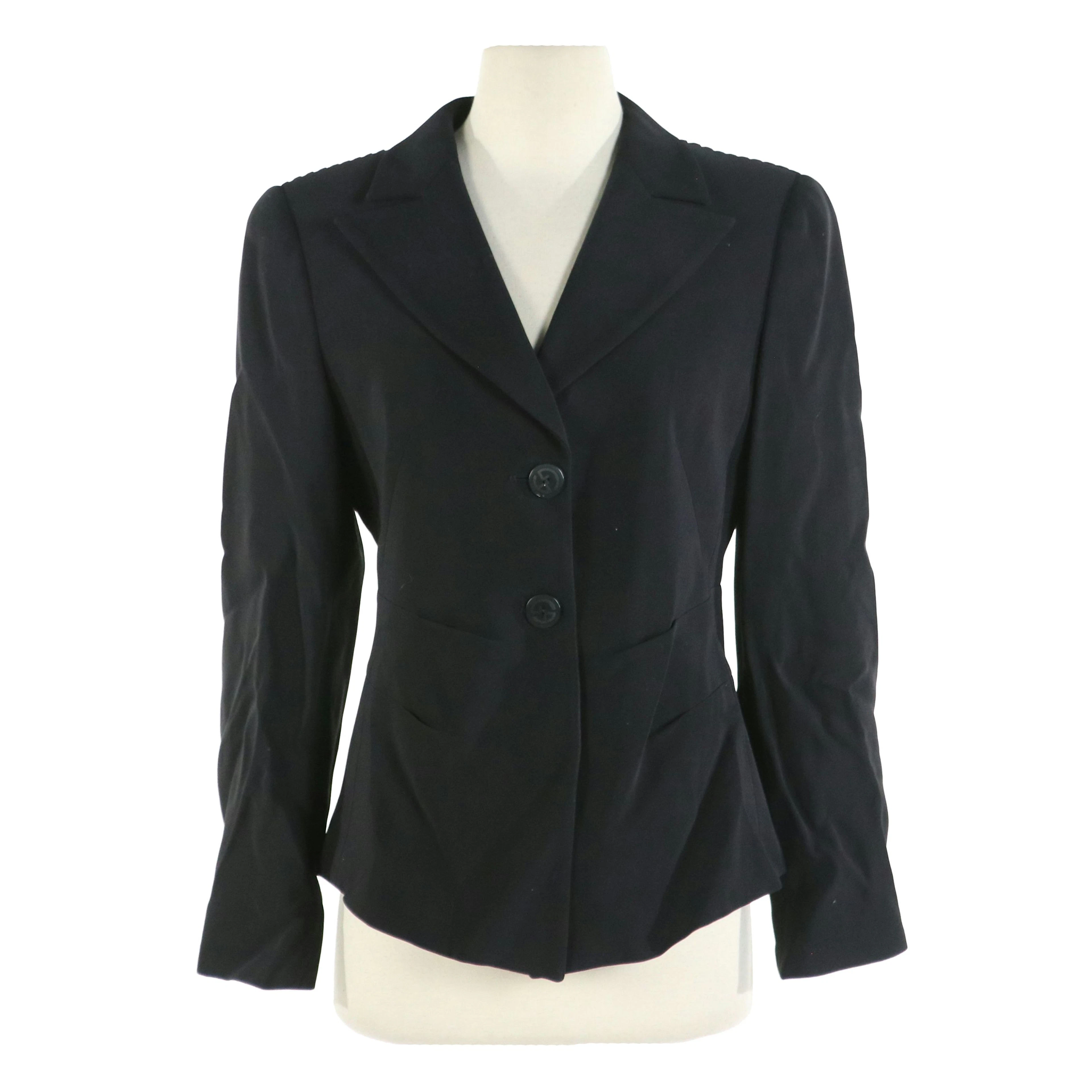Giorgio Armani Borgo 21 Blazer in Wool/Silk Blend