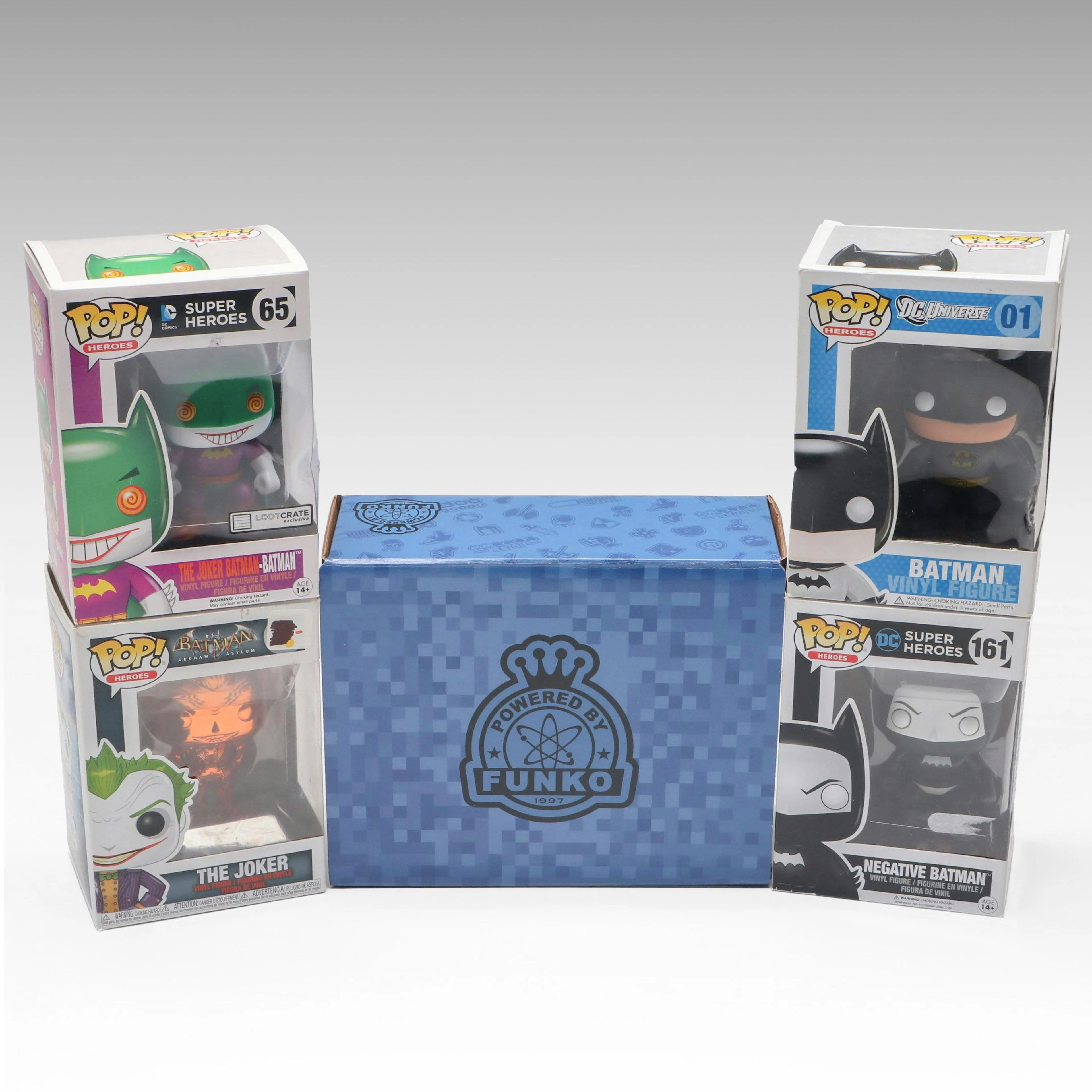 Funko Pop! "Batman" and "The Joker" with More Vinyl Figures