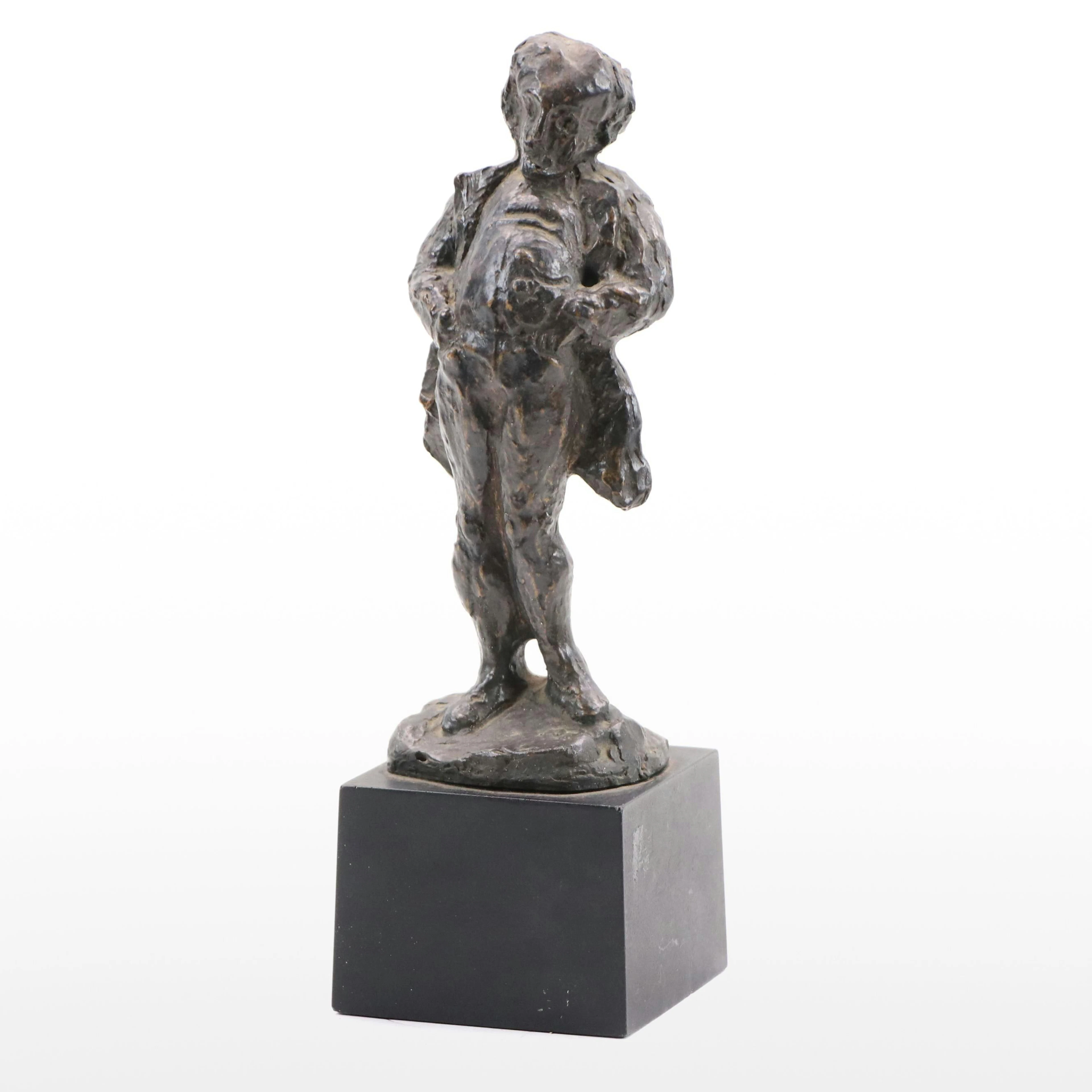 Resin Figurine After Honoré Daumier "The Scoffer," 21st Century