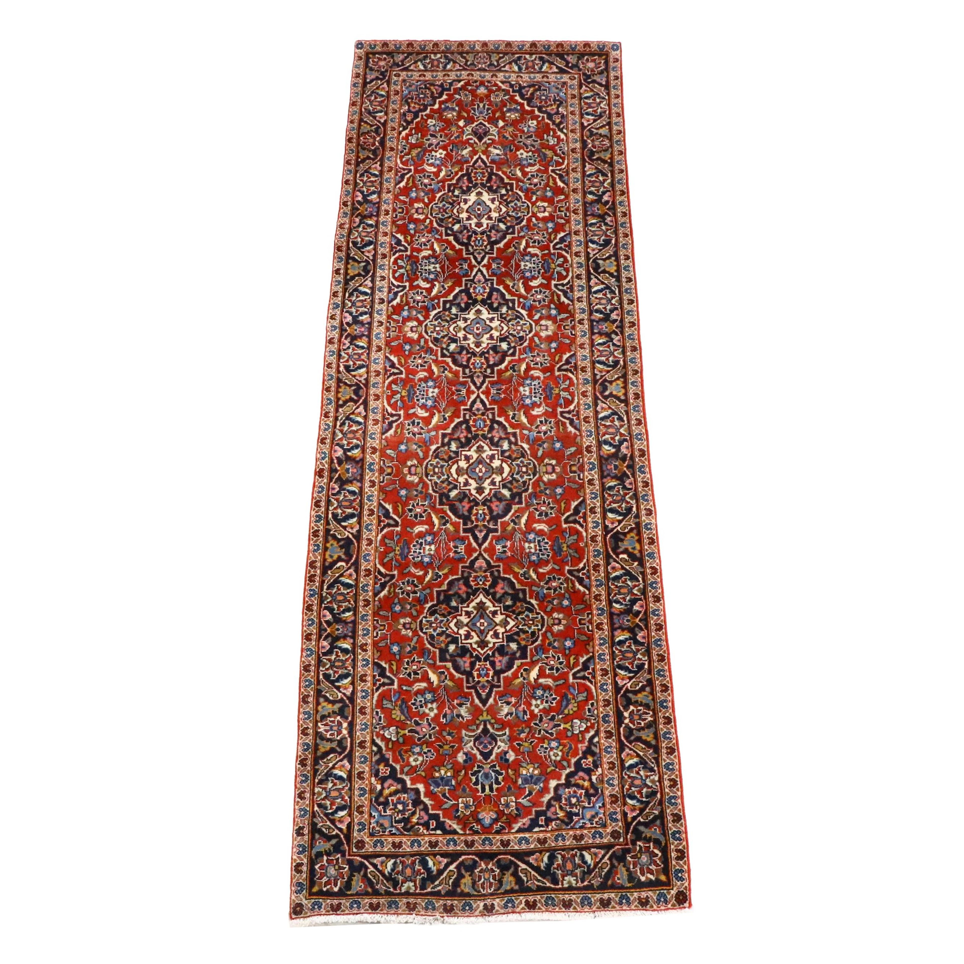 2'11 x 9'7 Hand-Knotted Persian Tabriz Carpet Runner