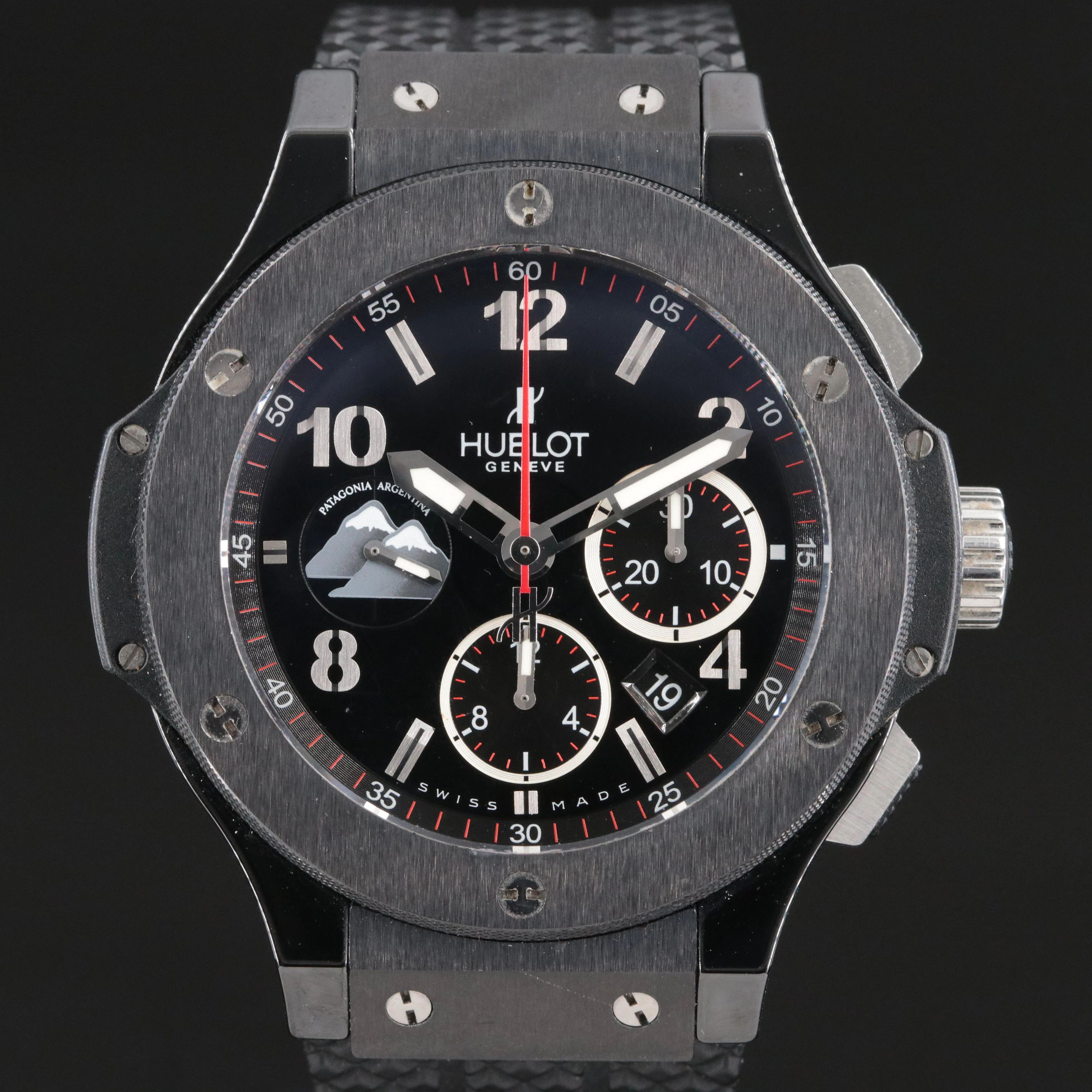 Hublot Patagonia Special Edition Big Bang Black Ceramic Titanium Case Watch