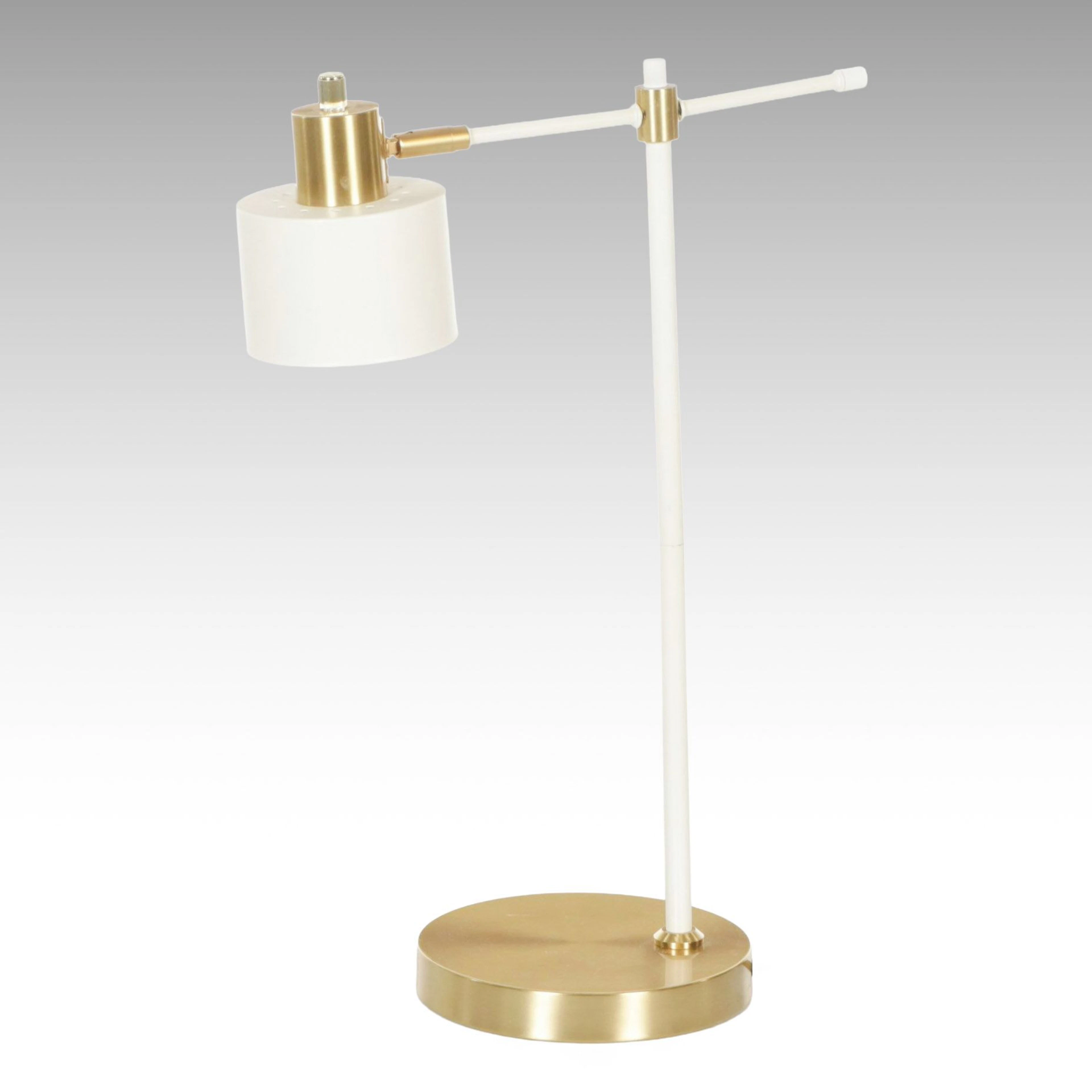 Oyears Cream and Gold LED Desk Lamp