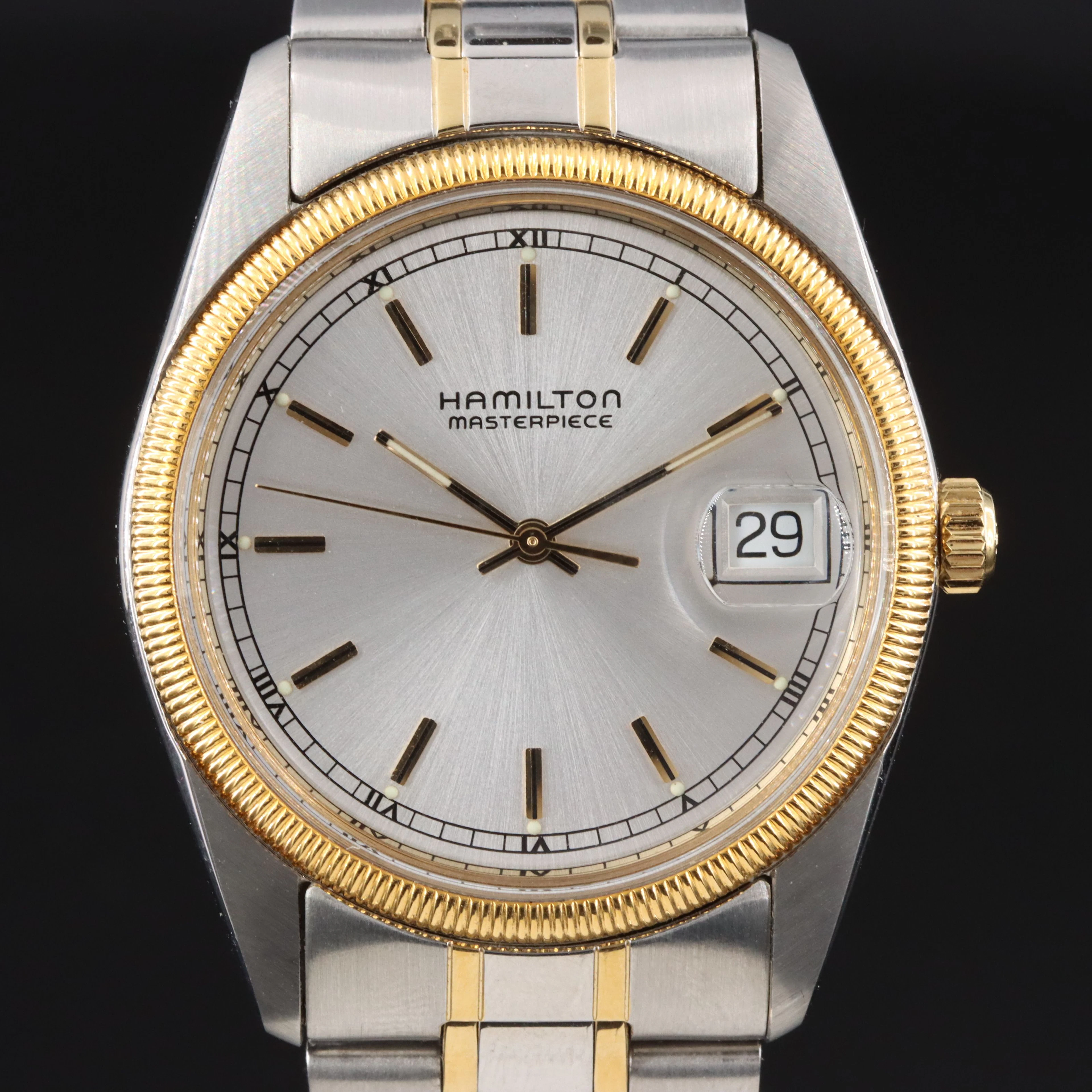 Hamilton Masterpiece Two-Tone Stainless Steel Quartz Watch