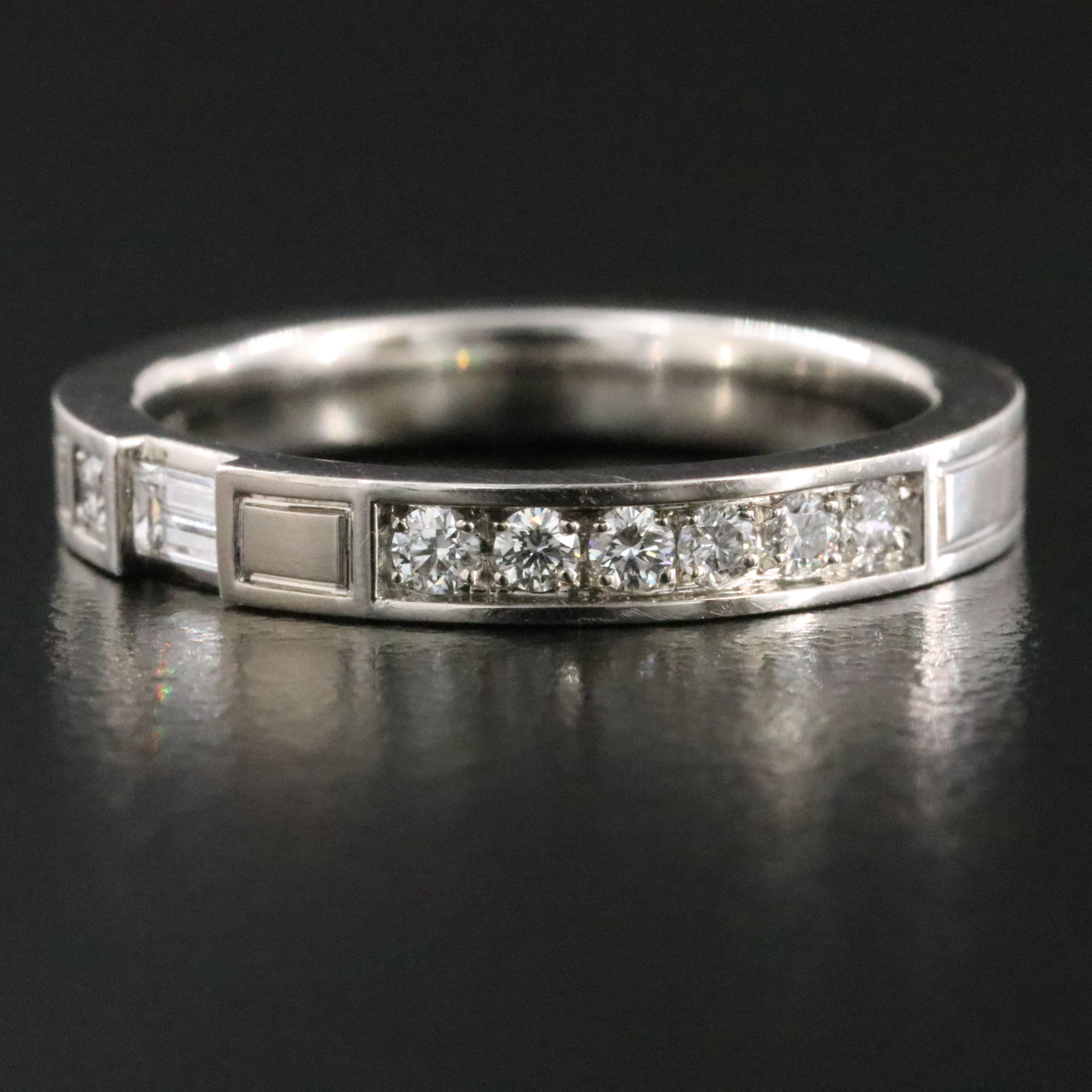 Harry Winston Traffic Platinum 0.27 CTW Diamond Band