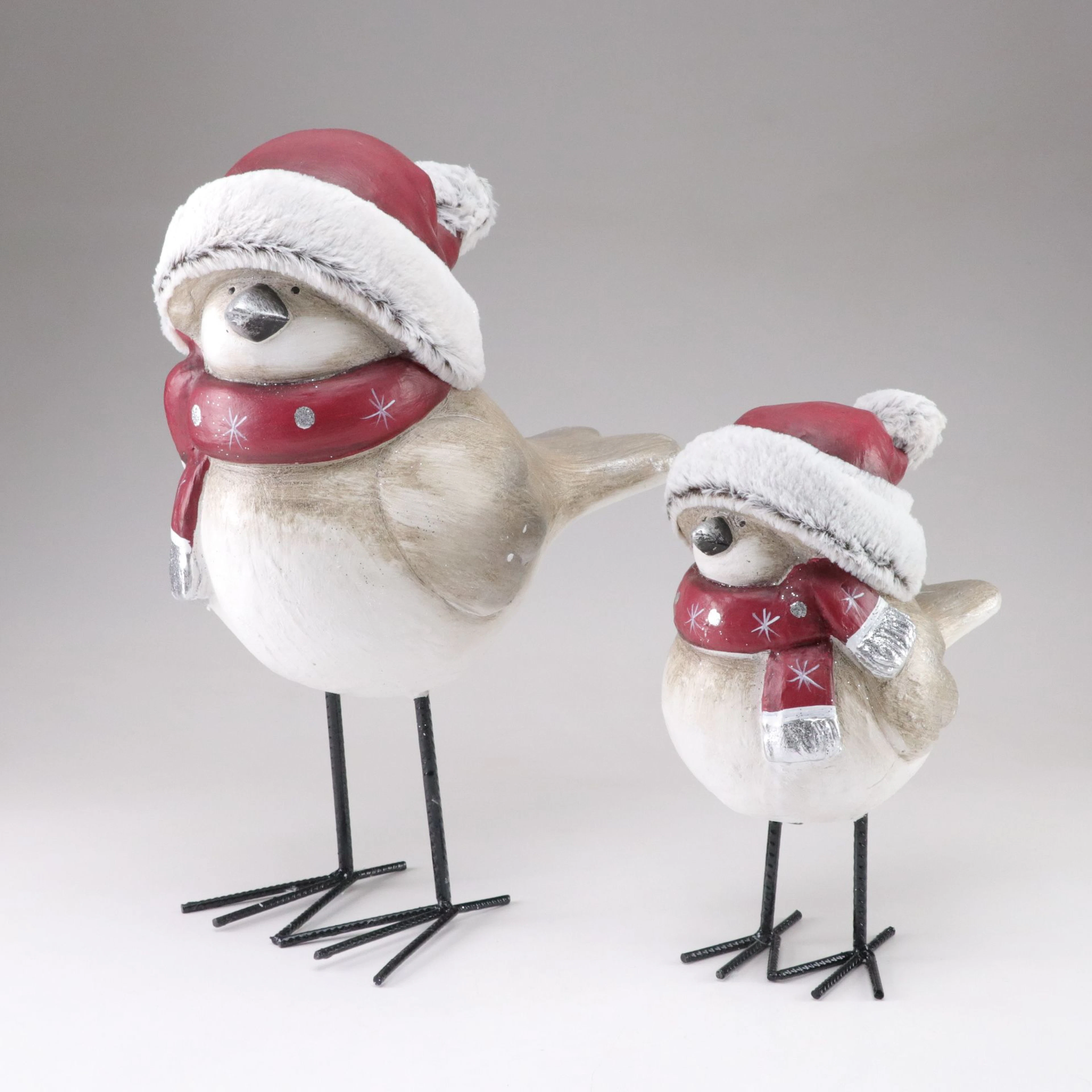 Ceramic Christmas Snowbird Decorations