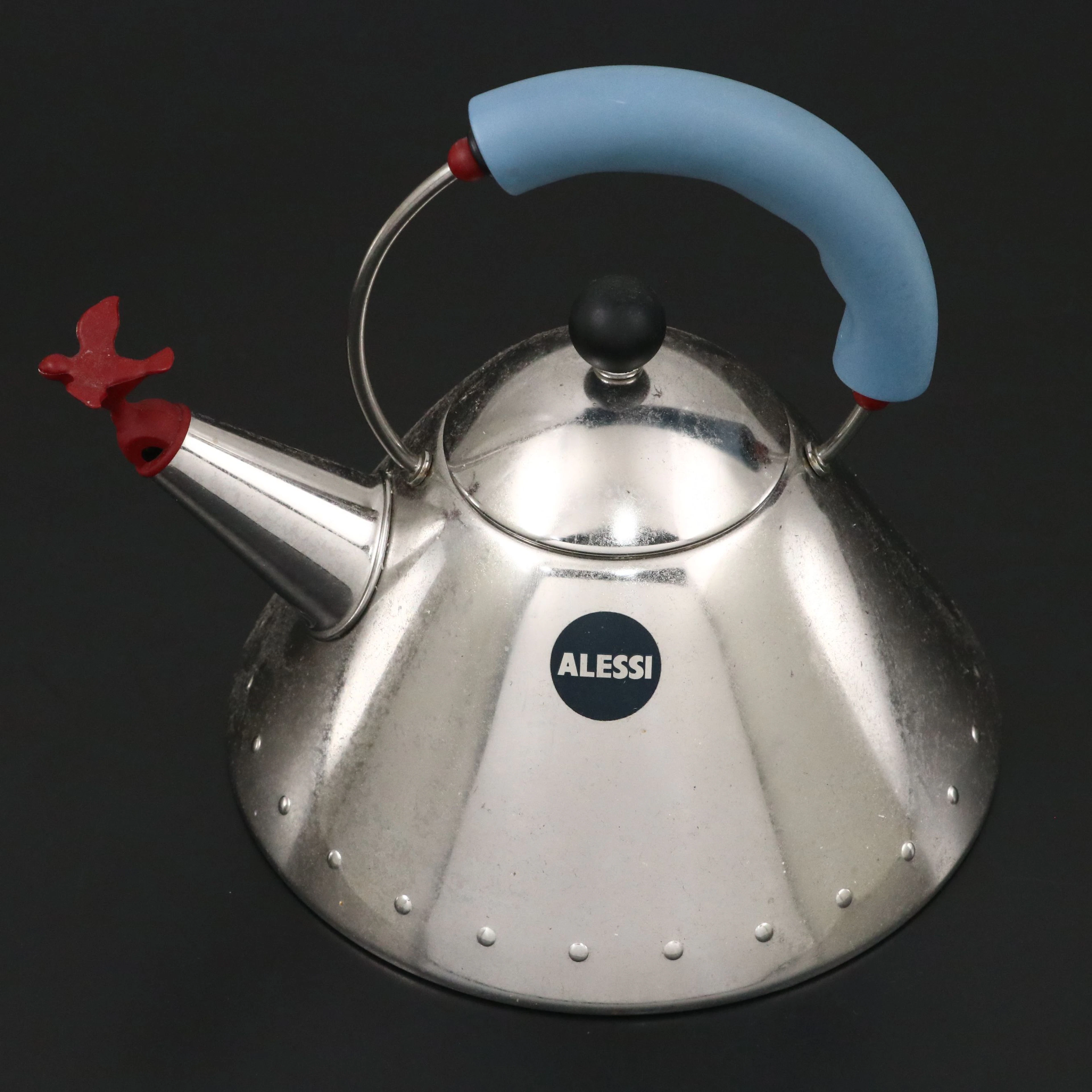 Michael Graves for Alessi Stainless Steel Kettle with Bird Spout