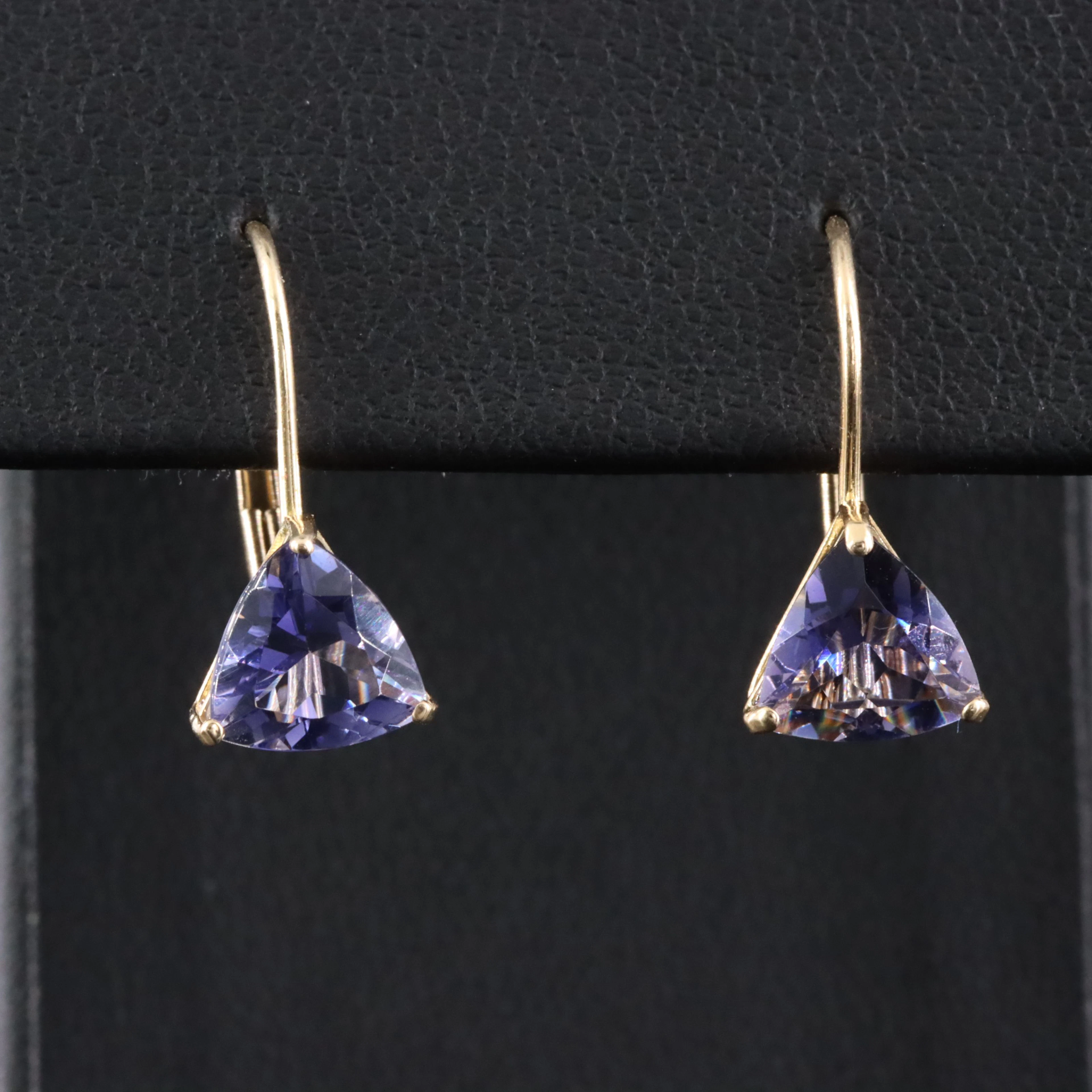 14K Iolite Earrings