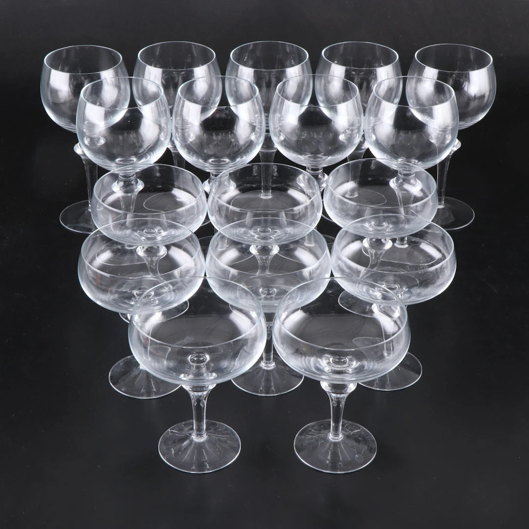 Peill "Alexa" German Crystal Stemware, Late 20th Century