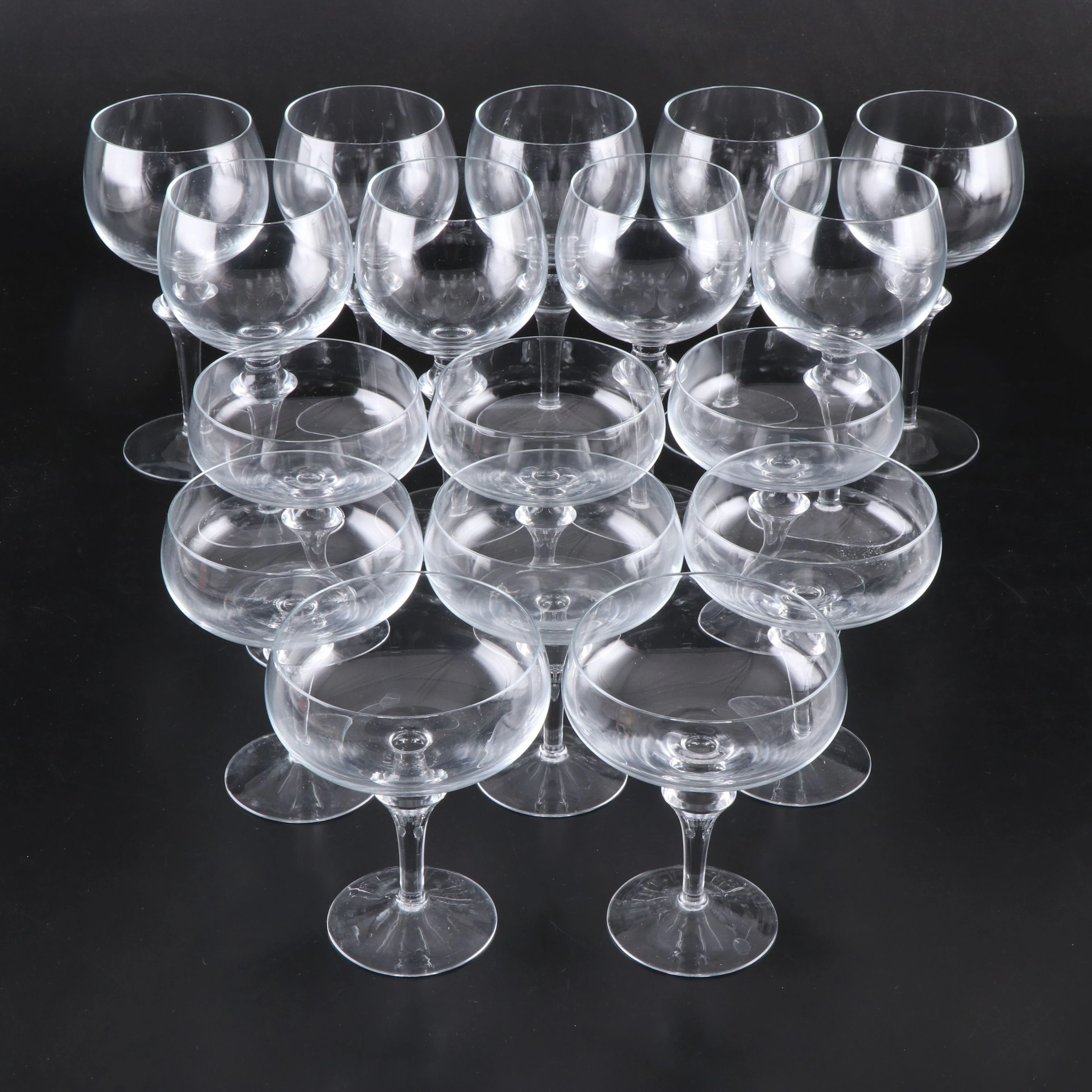 Peill "Alexa" German Crystal Stemware, Late 20th Century
