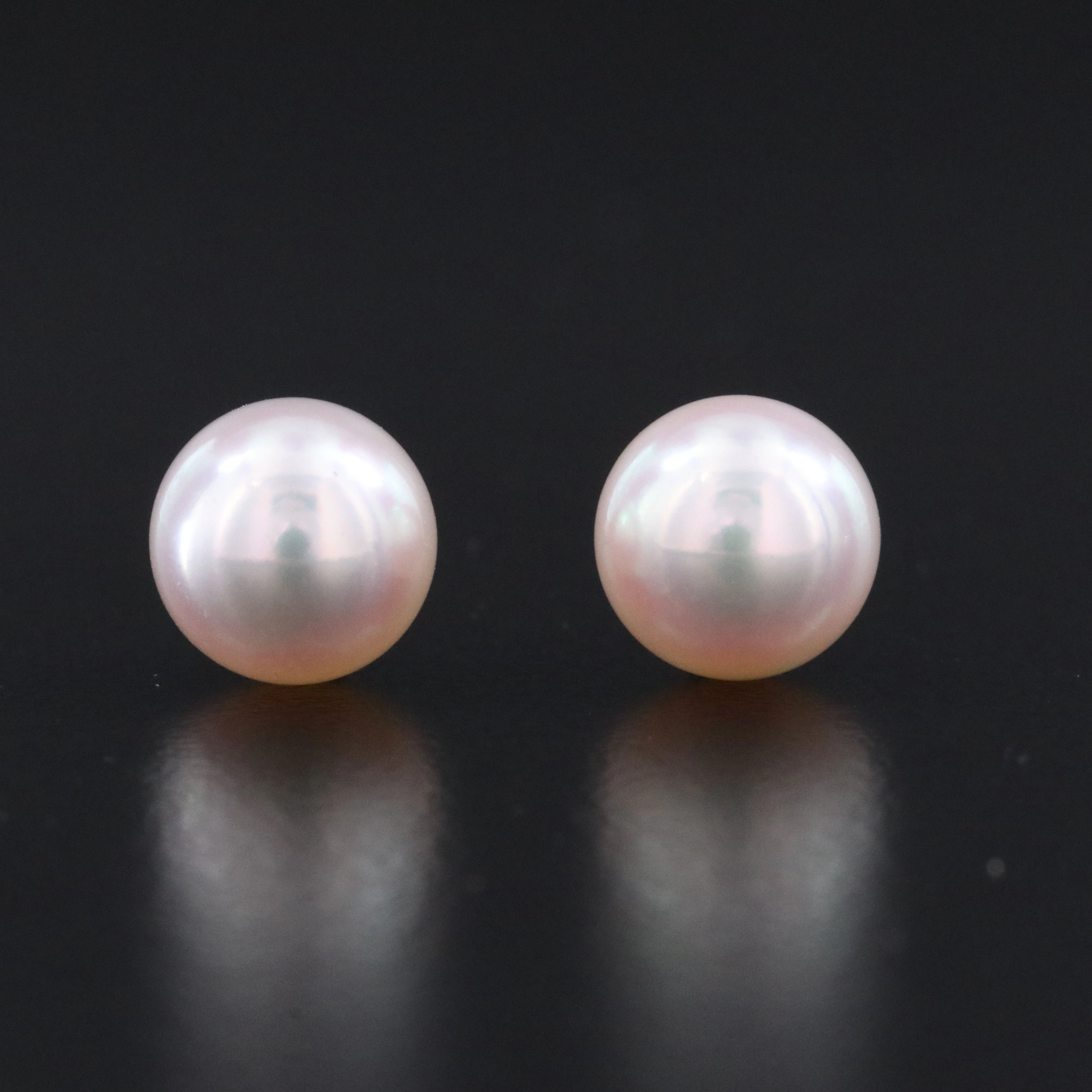 Mikimoto 18K Pearl Stud Earrings