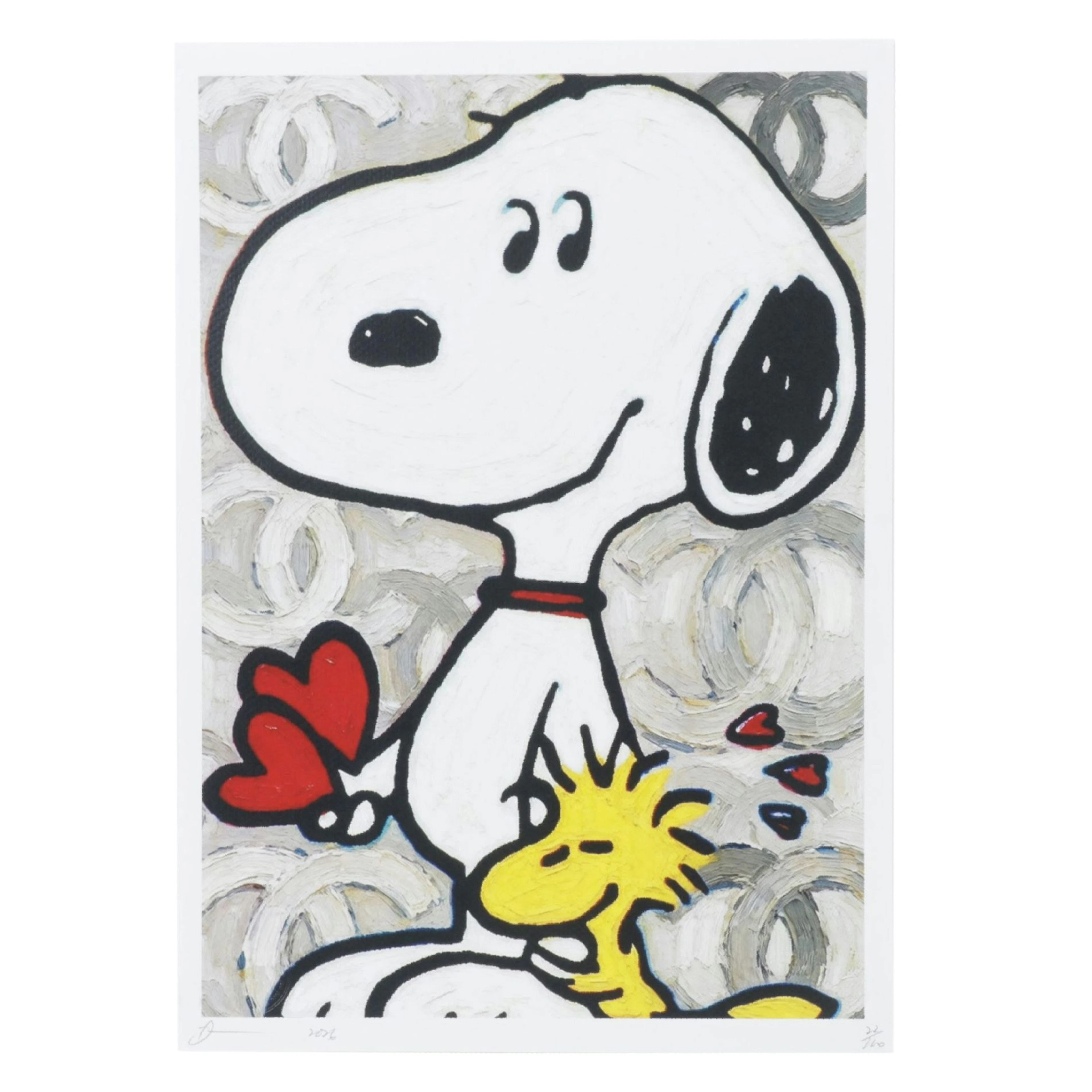 Death NYC Pop Art Graphic Print Homage to Snoopy and Woodstock, 2026