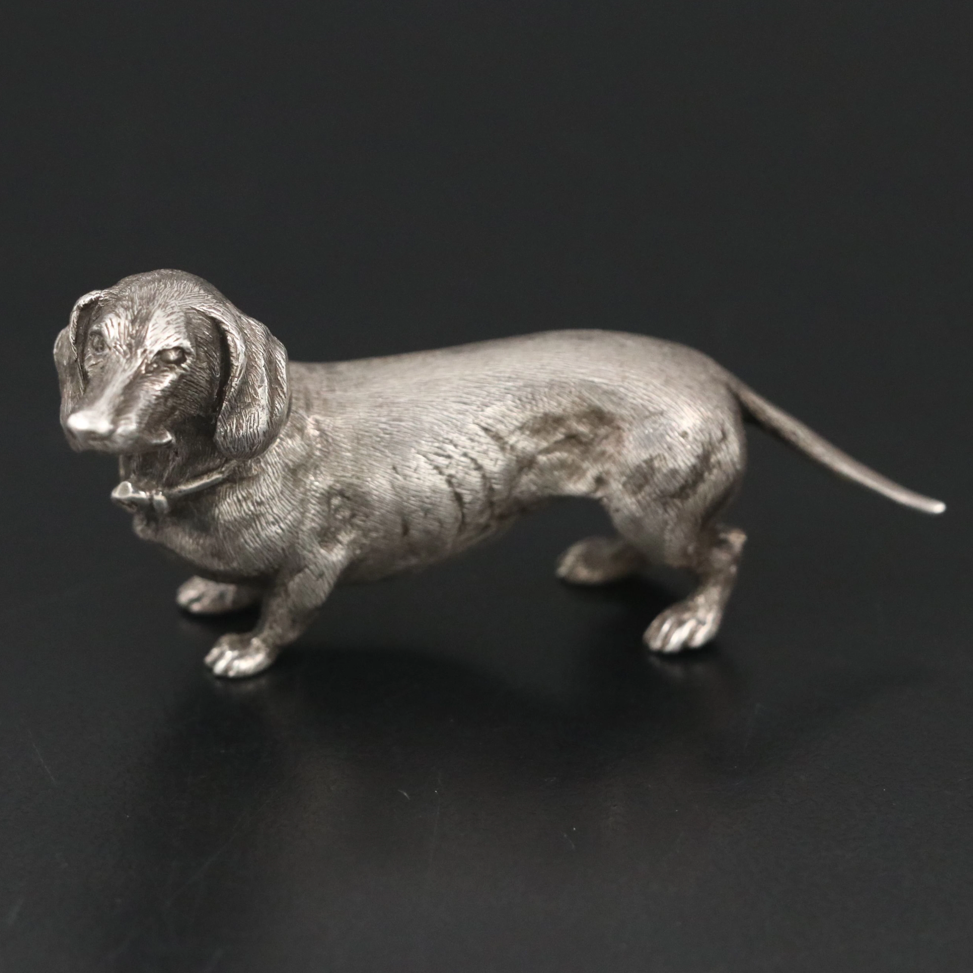 English Sterling Silver Dachshund, 2005