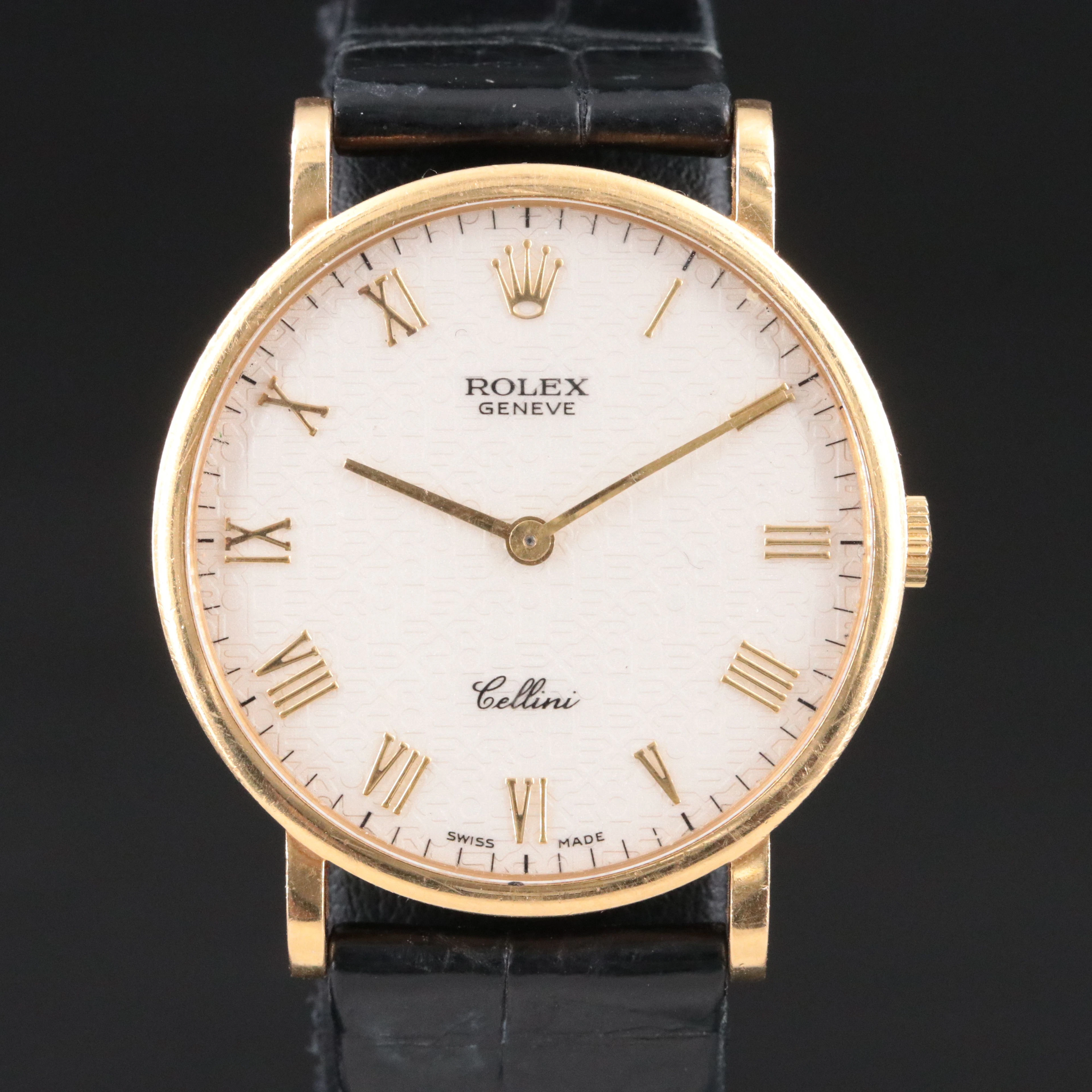 1995 Rolex 18K Cellini Stem Wind Watch Ref. 5112