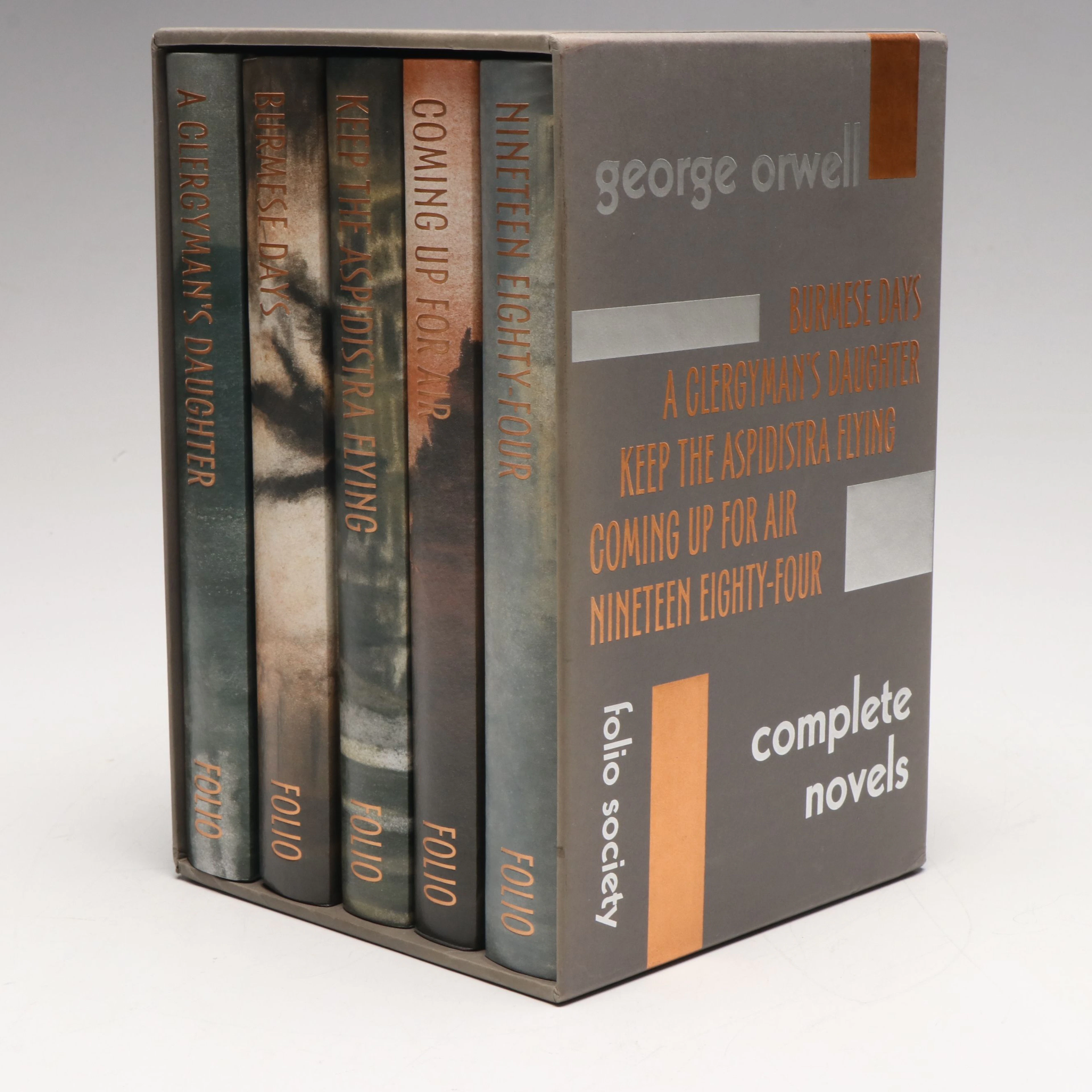 Folio Society "Complete Novels" Five-Volume Set by George Orwell, 2001