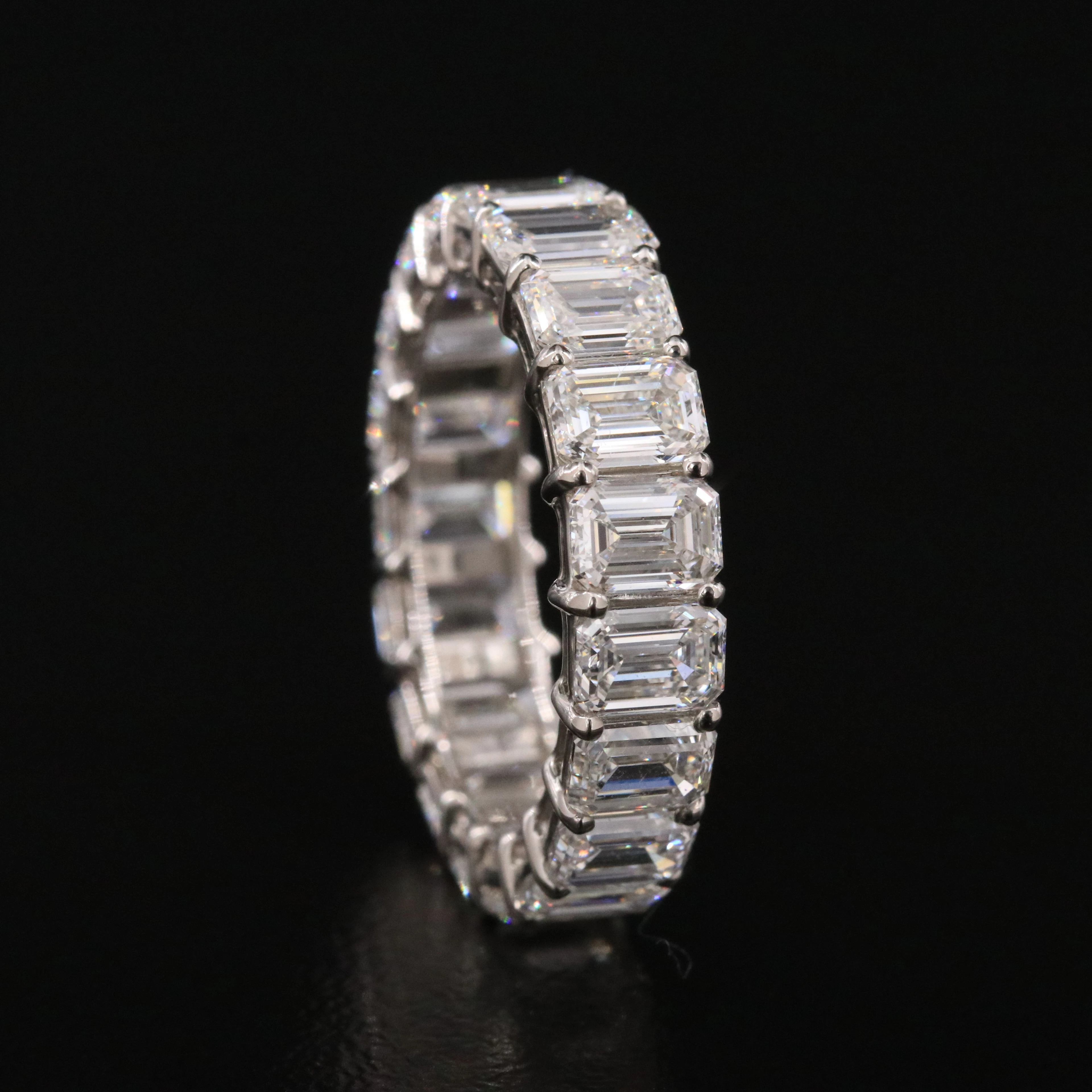 Platinum 5.75 CTW Diamond Eternity Band with GIA Reports