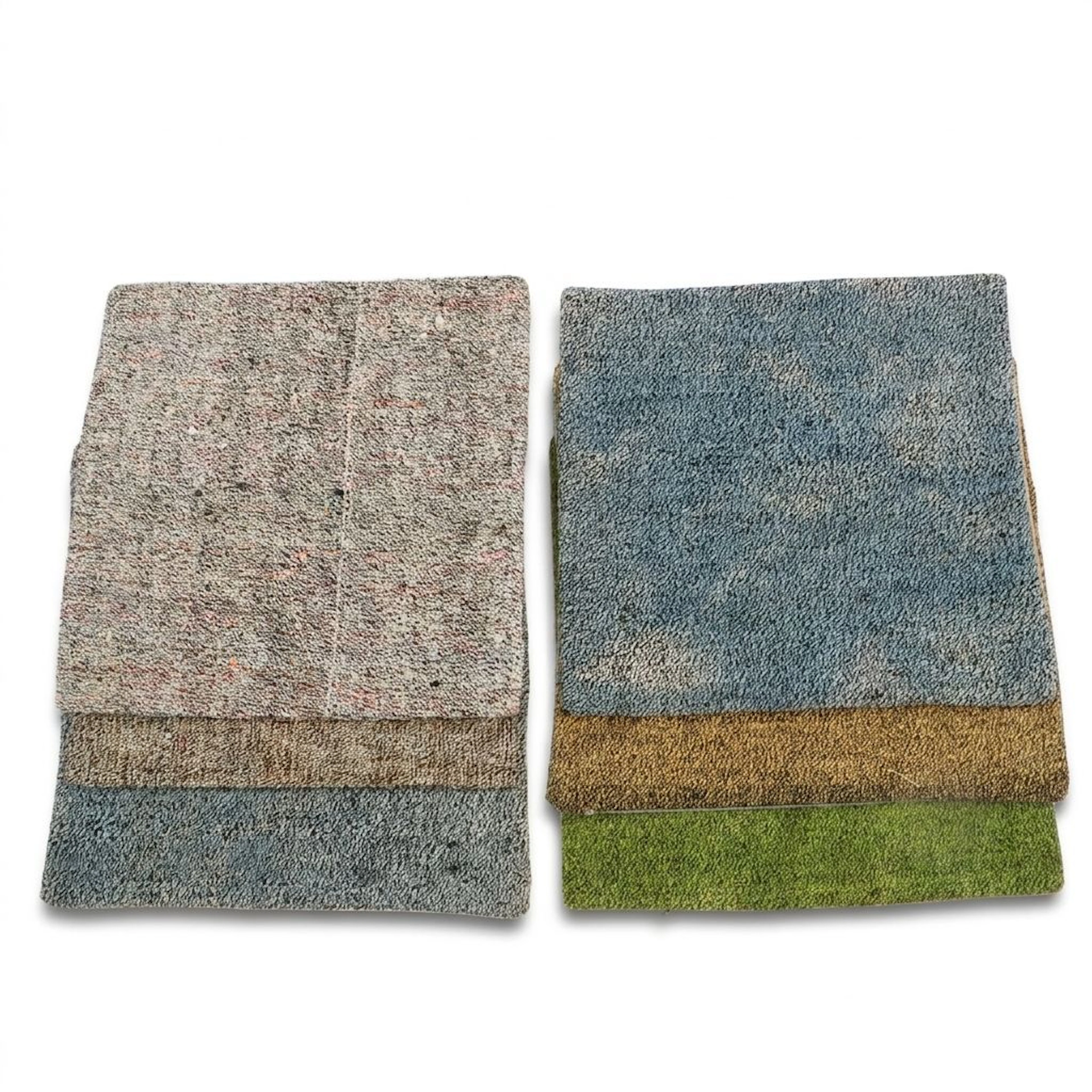 Turkish Overdyed Handwoven Rug Faced Pillow Covers