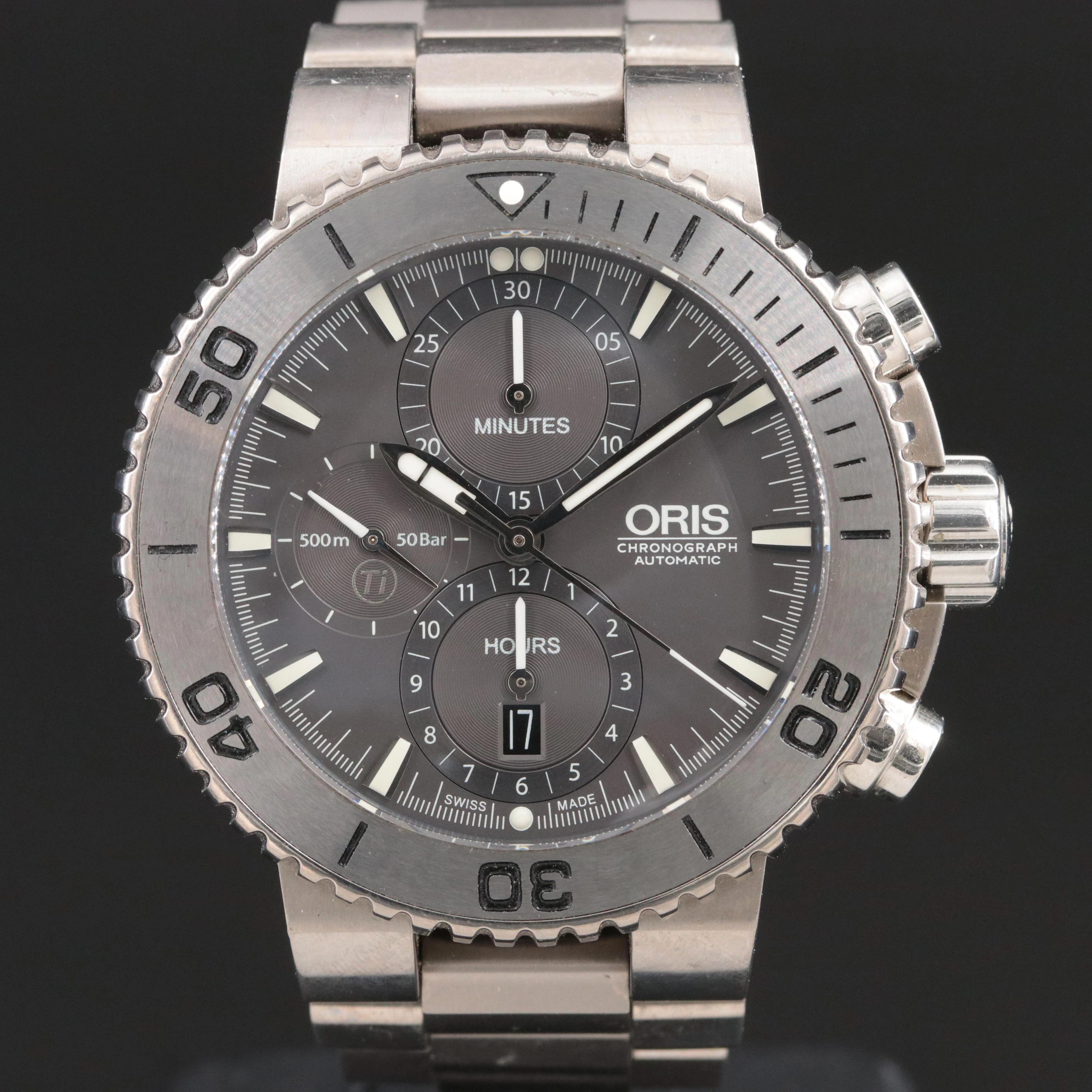 Oris Aquis Titan Chronograph Watch