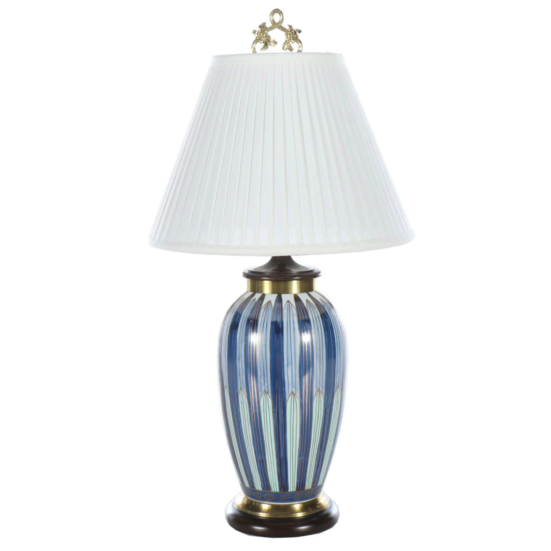 Wildwood Blue Ceramic Table Lamp