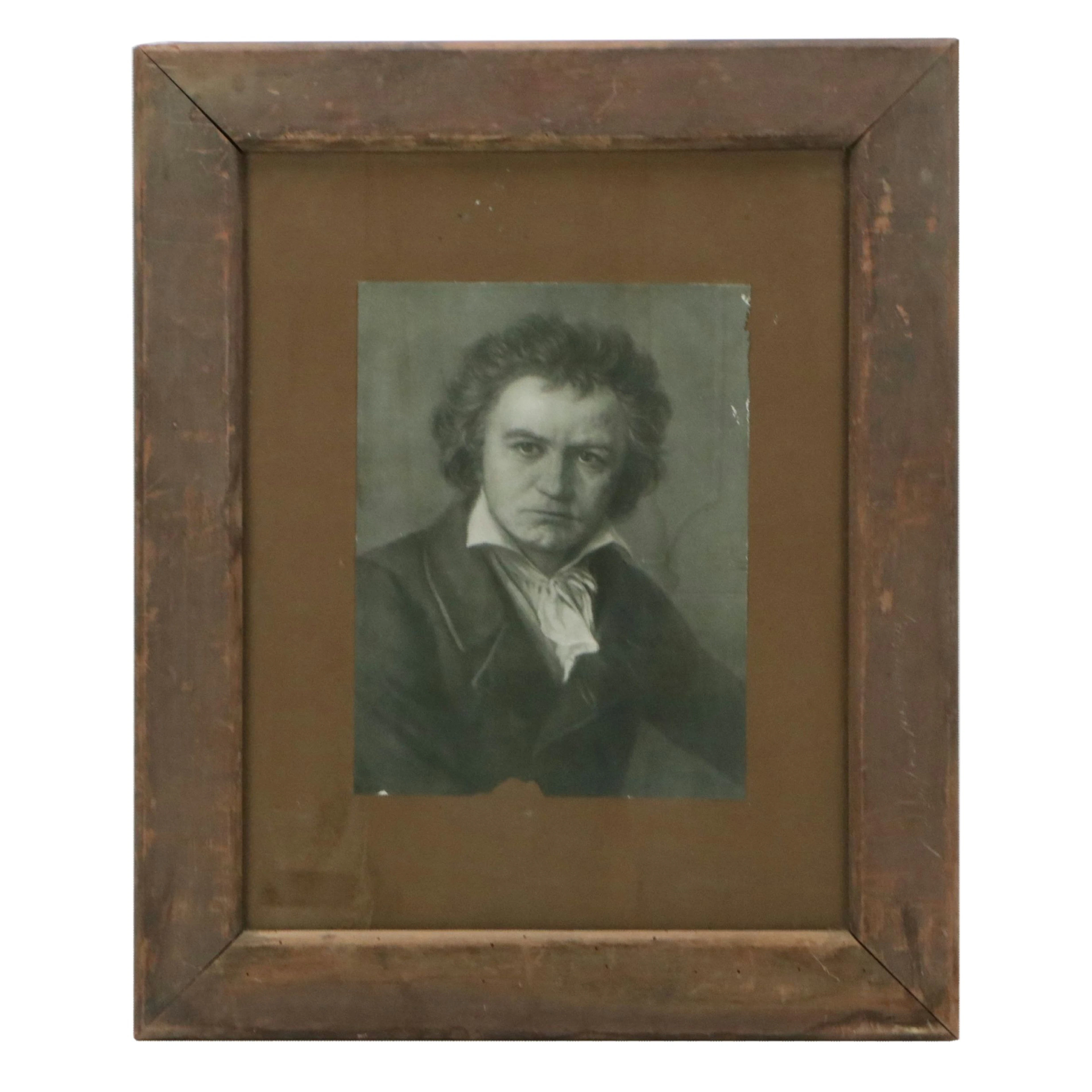 Halftone Print of Ludwig van Beethoven