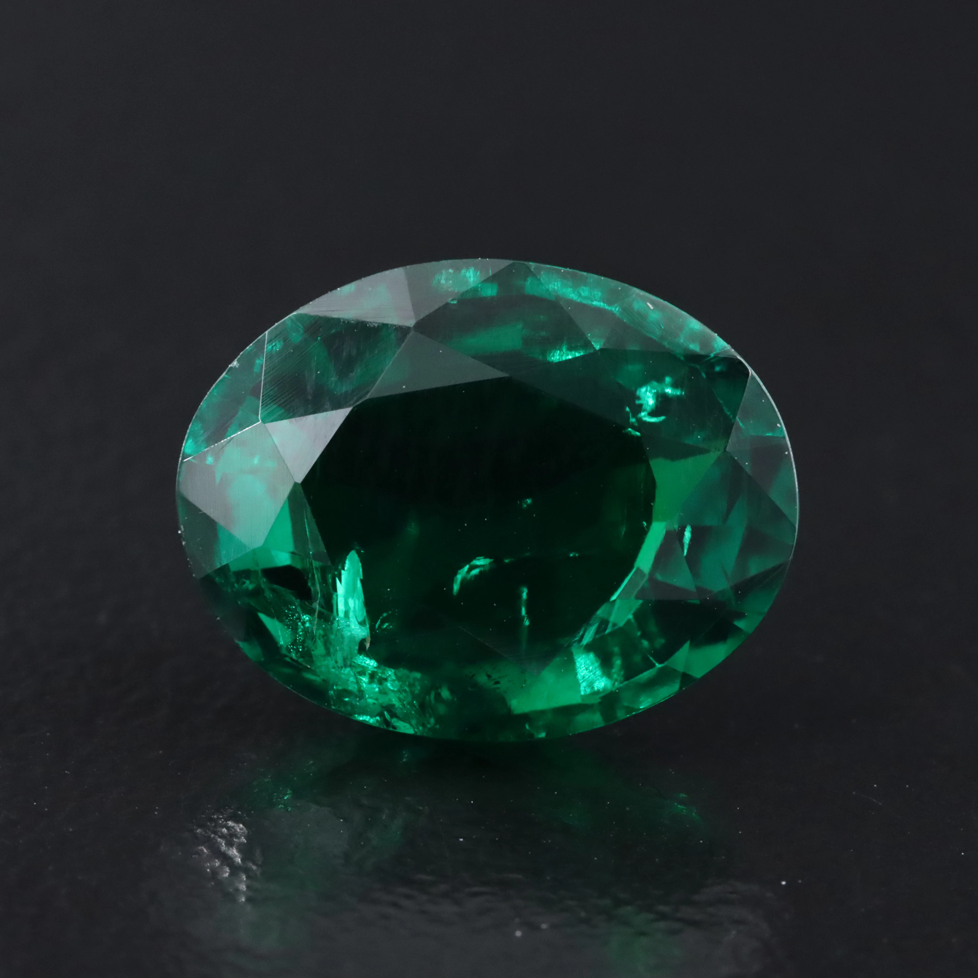 Loose 4.98 CT Lab Grown Emerald