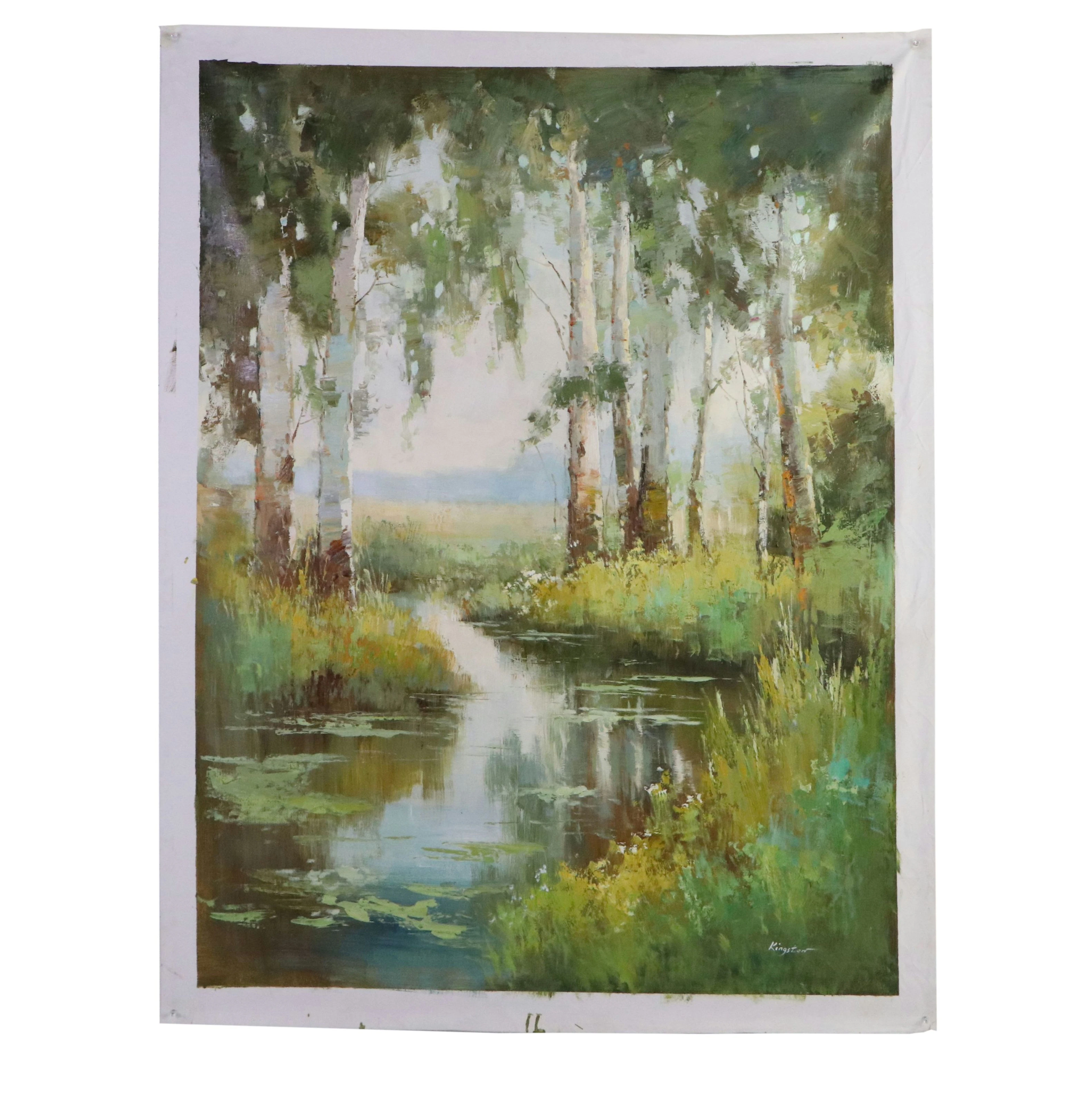 Kingston Landscape Oil Painting "Tidal Creek"
