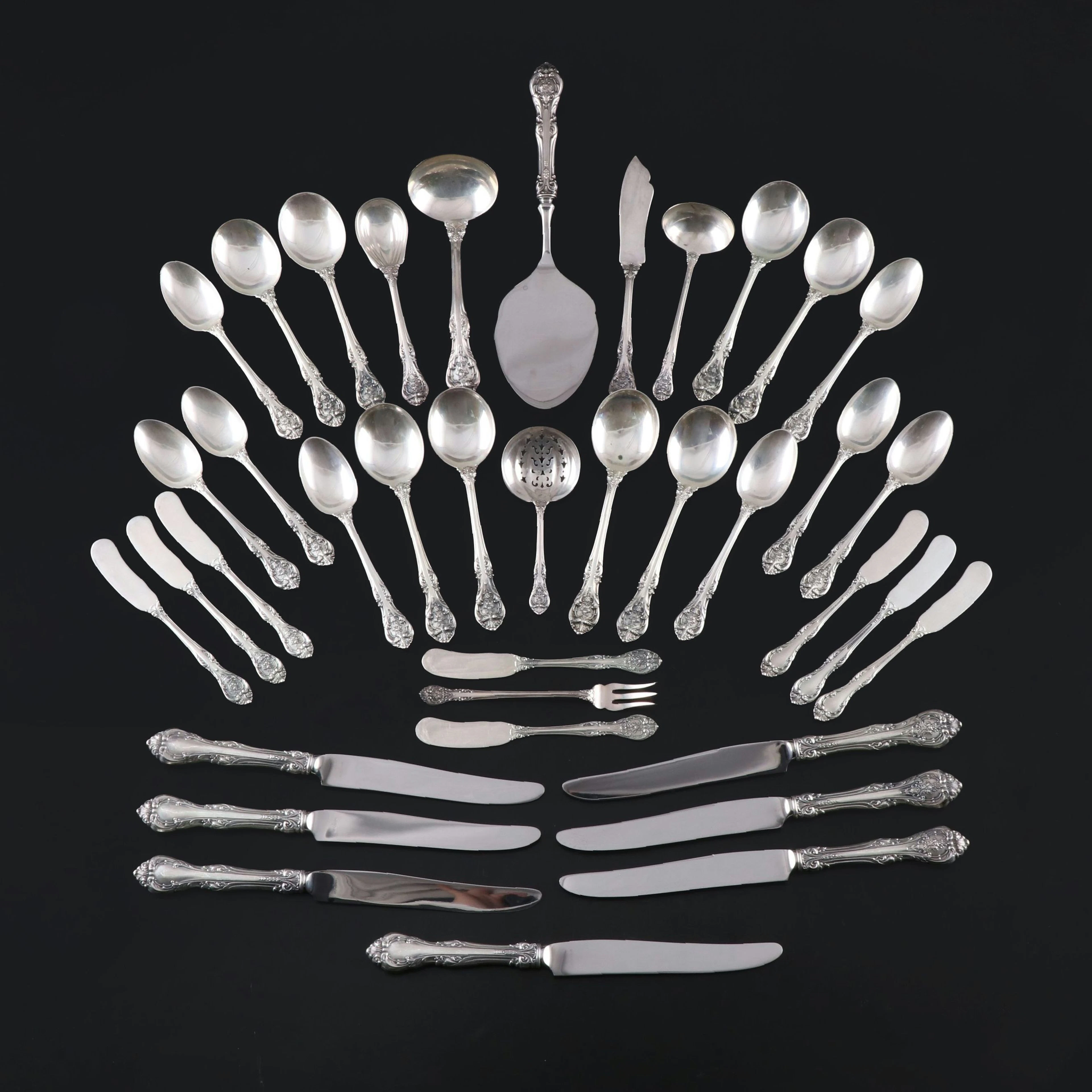Gorham "King Edward" Sterling Silver Flatware