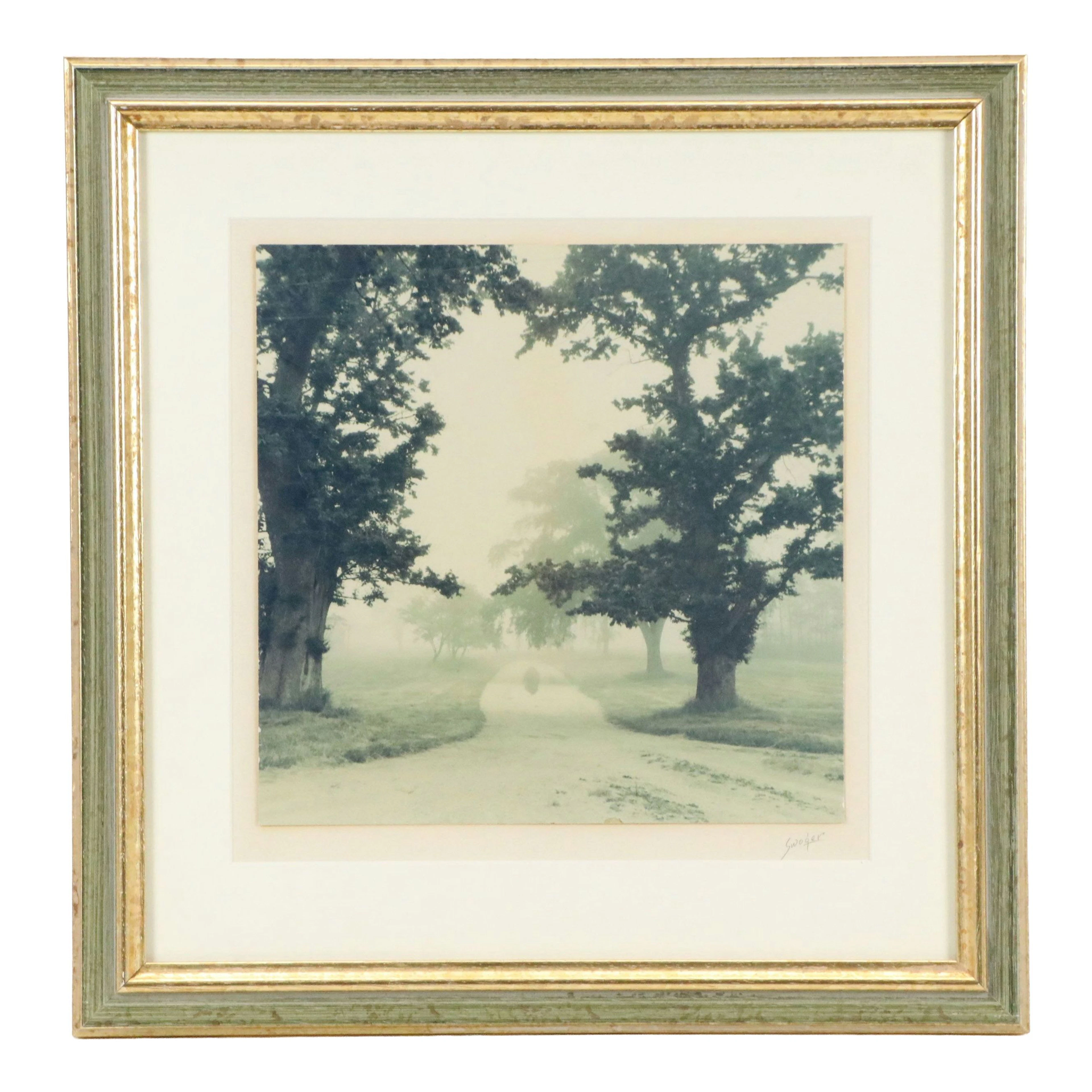 Arthur Swoger Black-and-White Photographic Print of Ethereal Landscape
