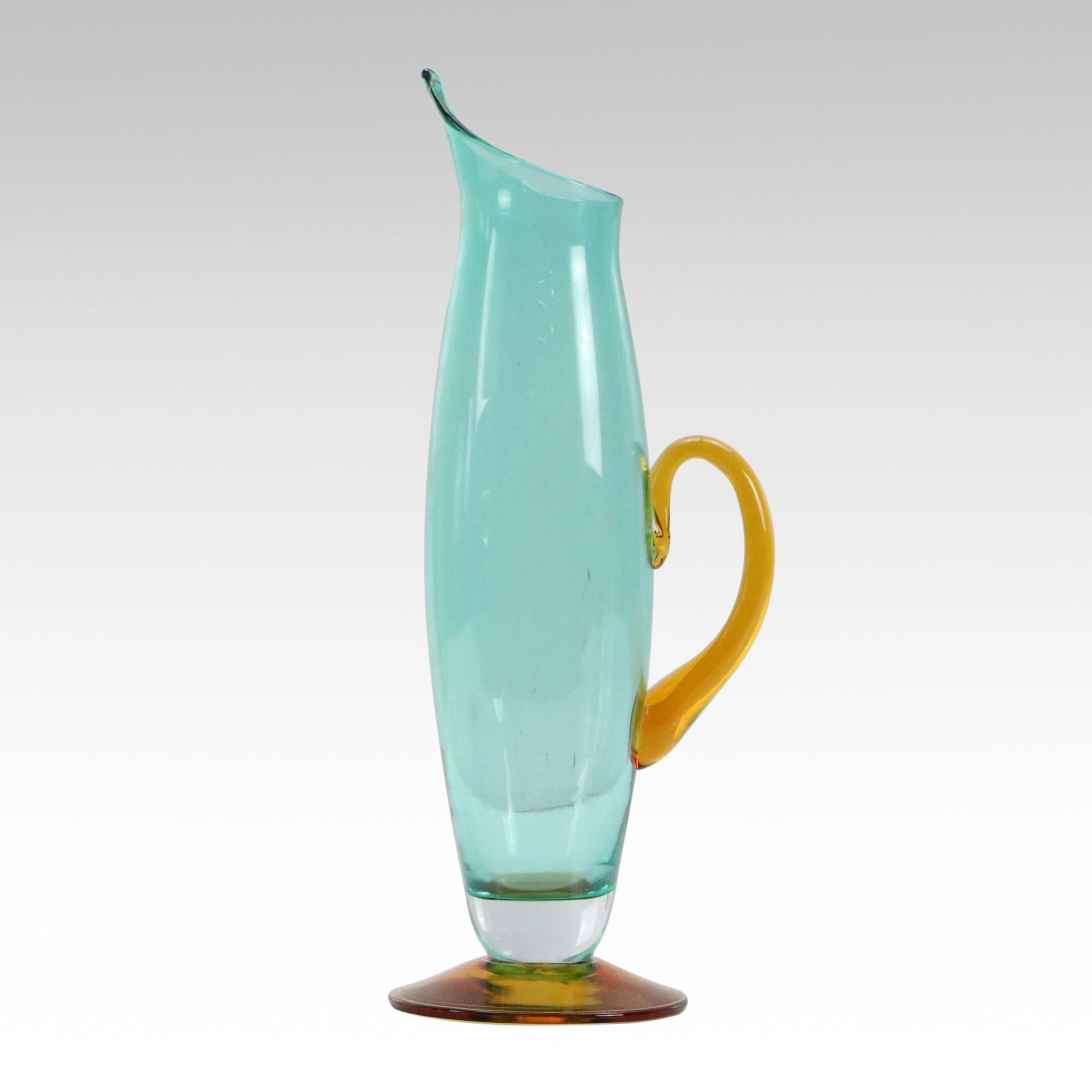 Blenko "Persian" Glass Pitcher, Mid-20th Century