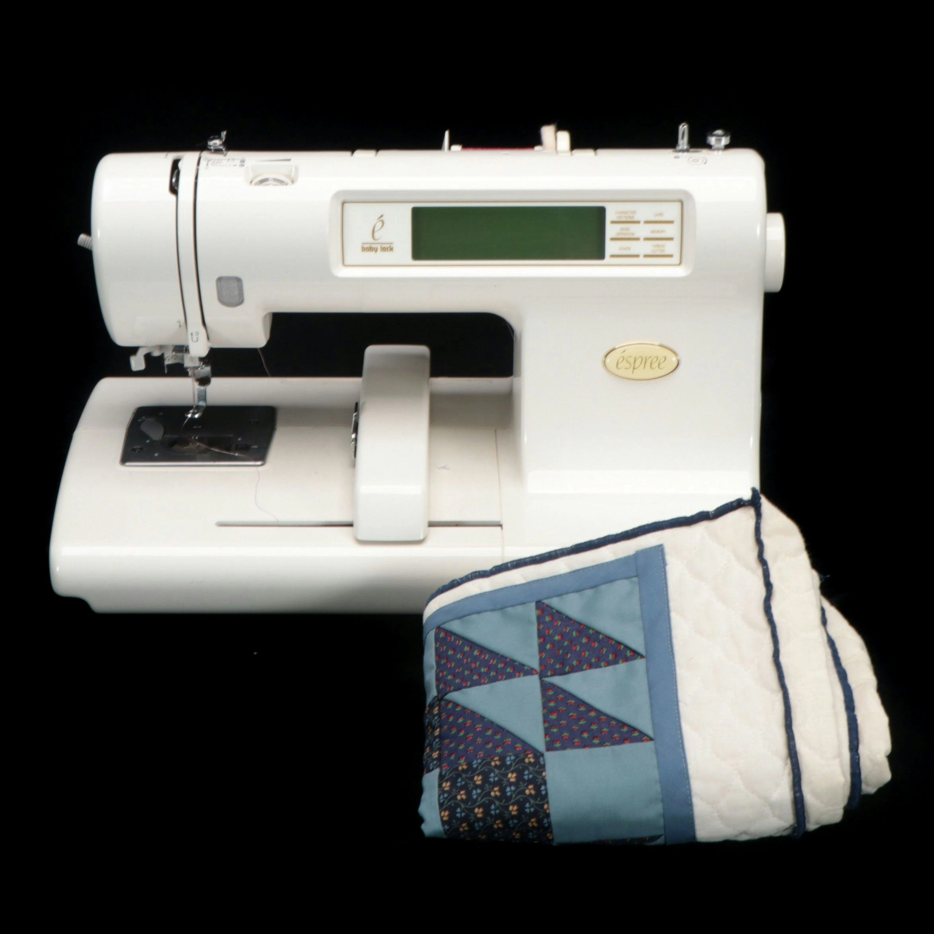 Baby Lock "Espree" Model EM2 Single Needle Embroidery Machine, 1990s