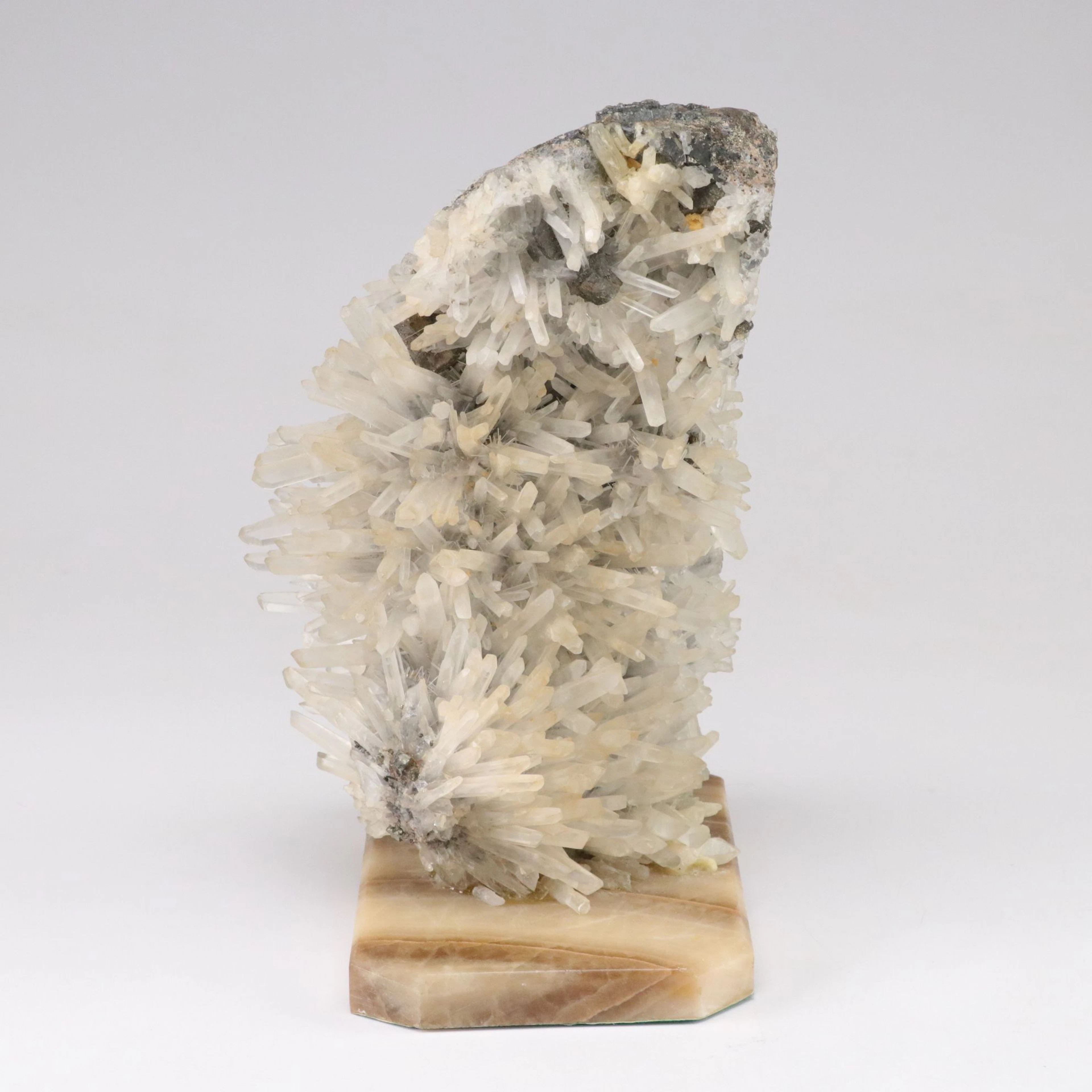 Quartz with Sphalerite and Pyrite
