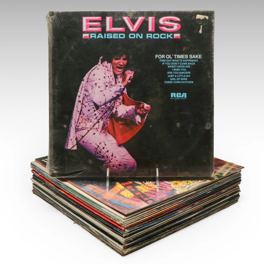 "Moody Blue", "Rock 'n Roll Forever" and More Elvis Presley Vinyl Records