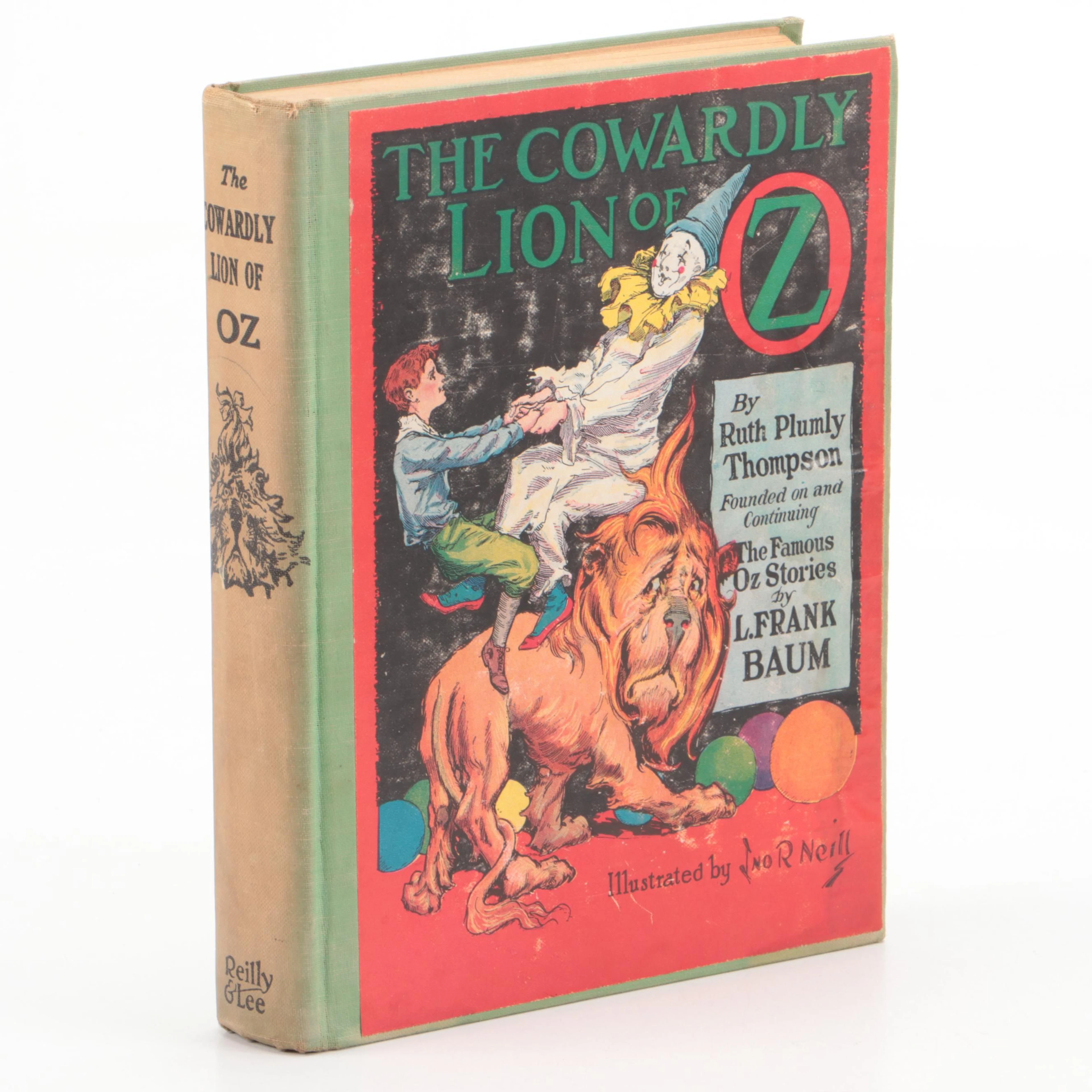 John R. Neill Illustrated "The Cowardly Lion of Oz" by Ruth Plumly Thompson