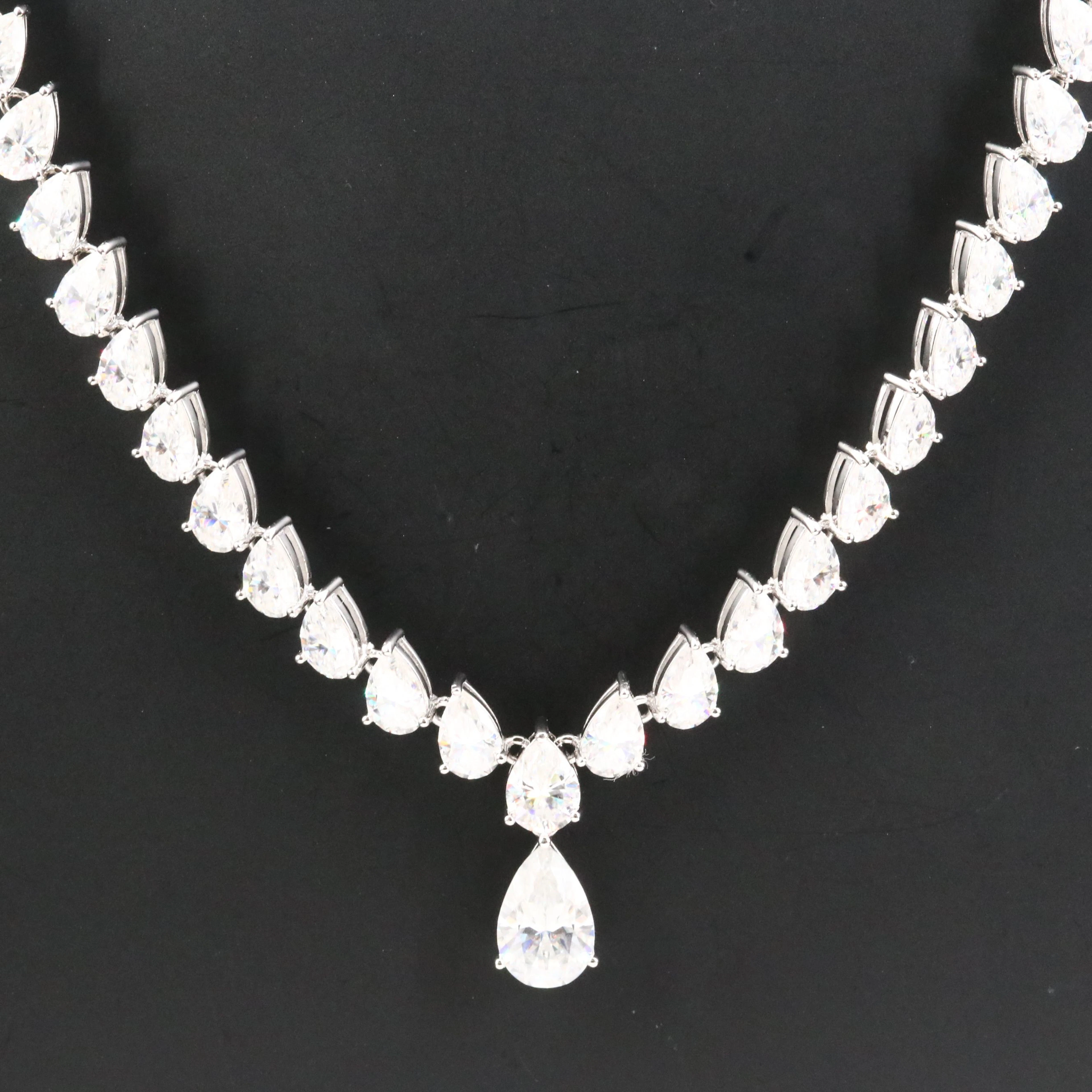 Sterling Moissanite Necklace