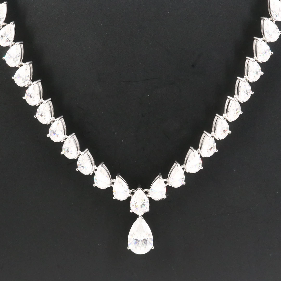 Sterling Moissanite Necklace