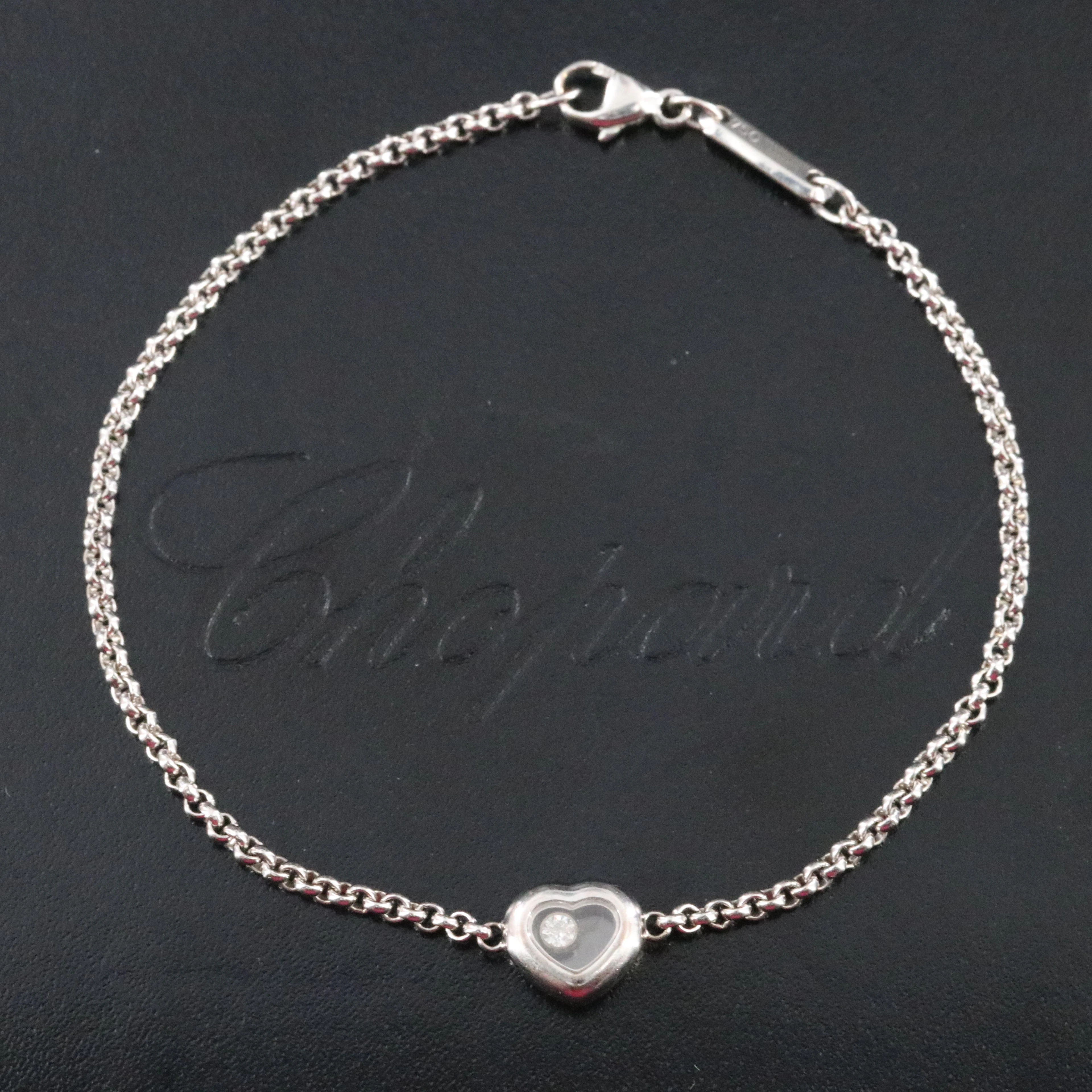 Chopard Happy Diamond 18K Heart Bracelet with COA