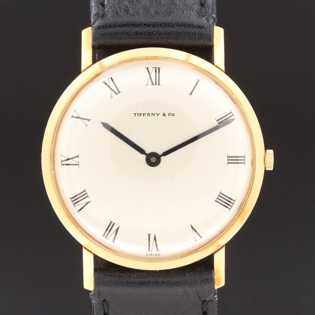Tiffany & Co. 18K Swiss Stem Wind Dress Watch