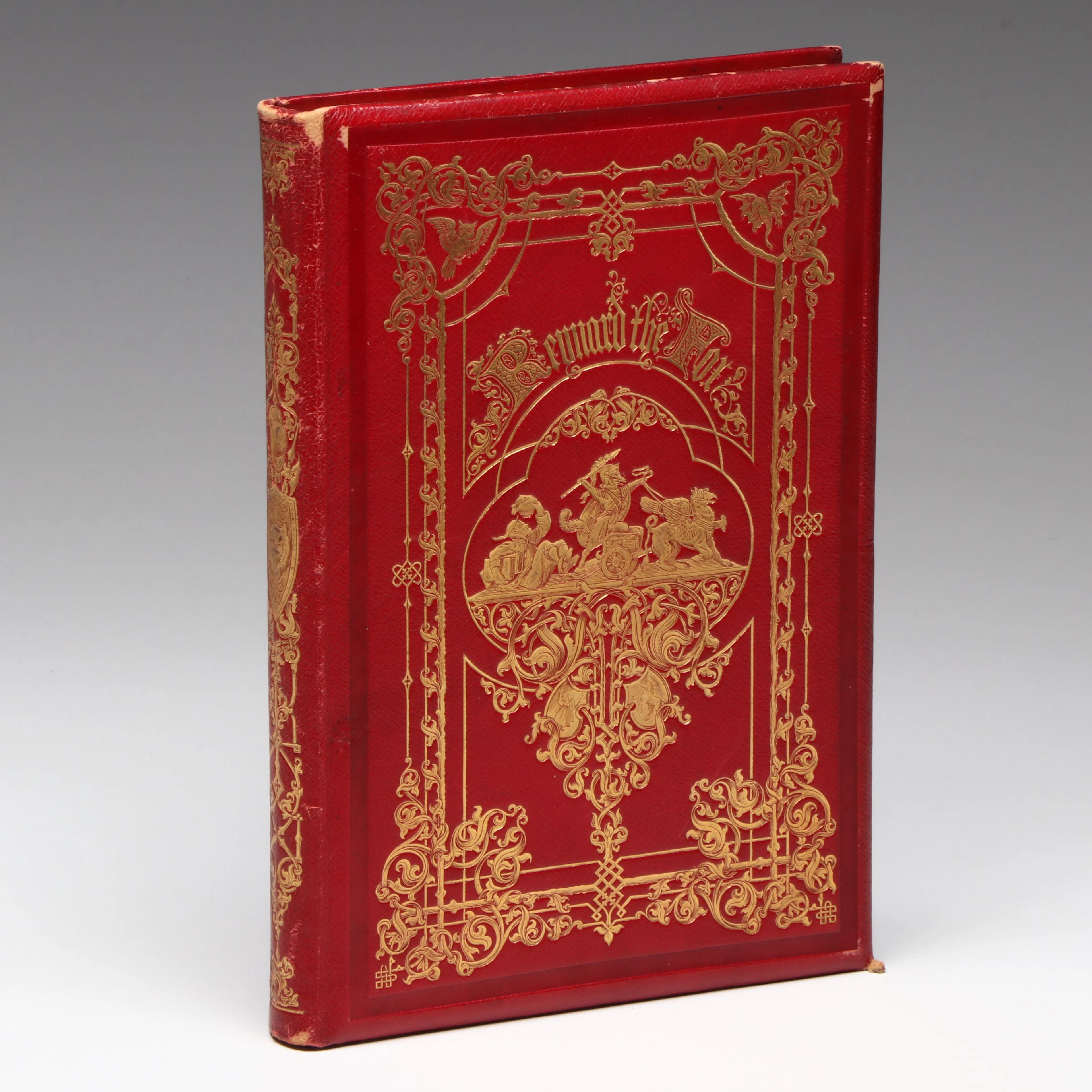 Leather Bound "Reynard the Fox" by Johann Wolfgang von Goethe, 1860