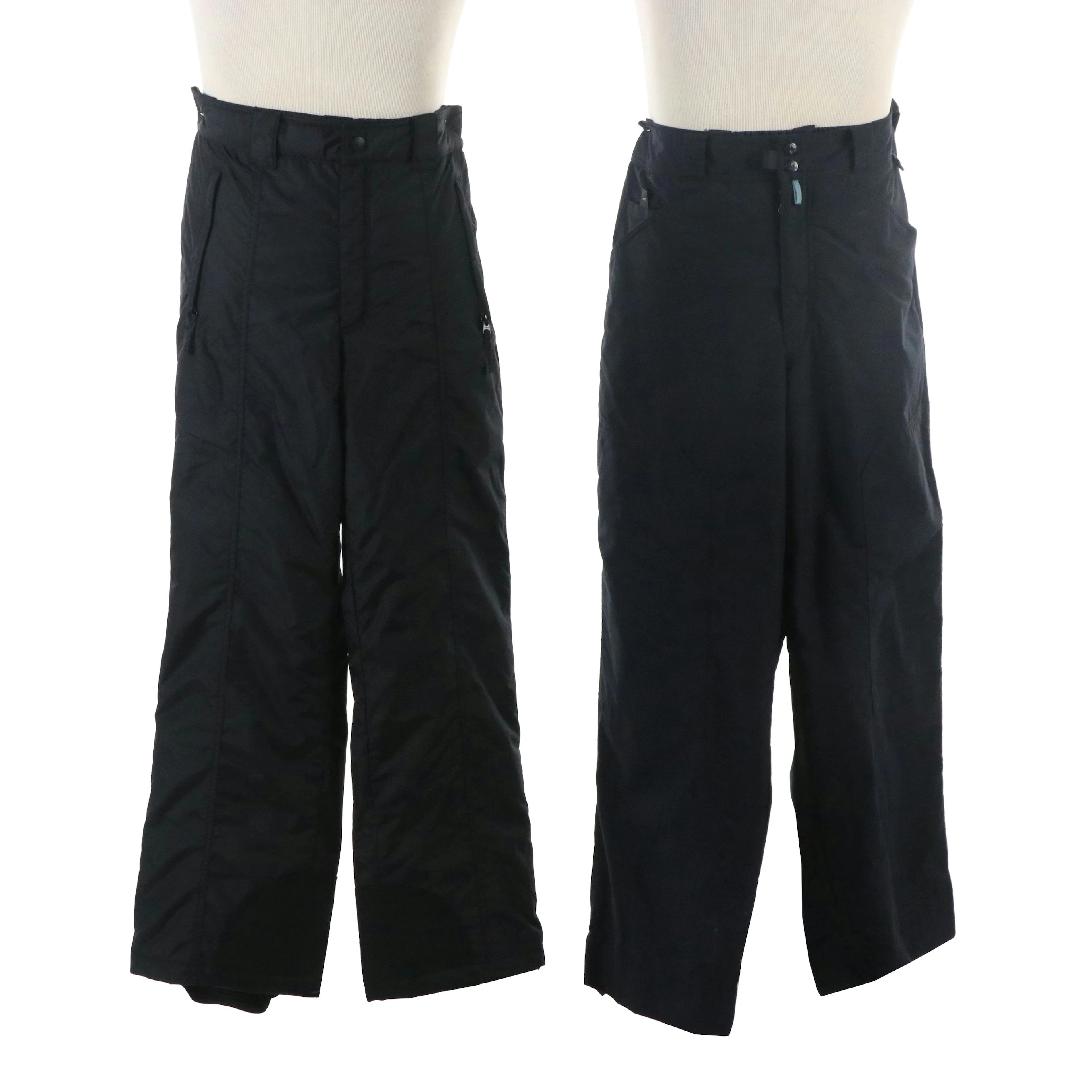 Men's Nike ACG Layer 3 Cargo Pants and Women's Columbia Snow Pants