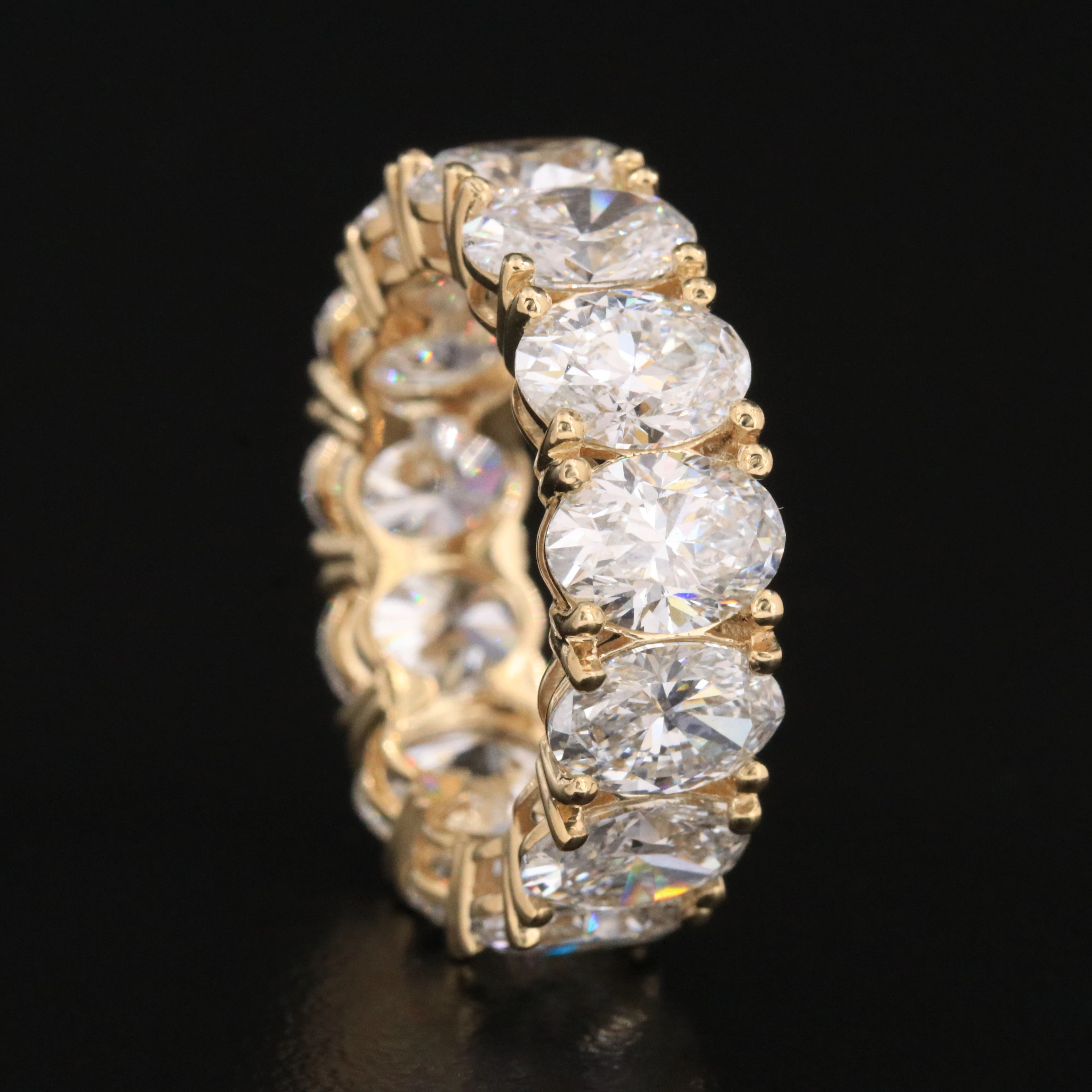 14K 11.15 CTW Lab Grown Diamond Eternity Band