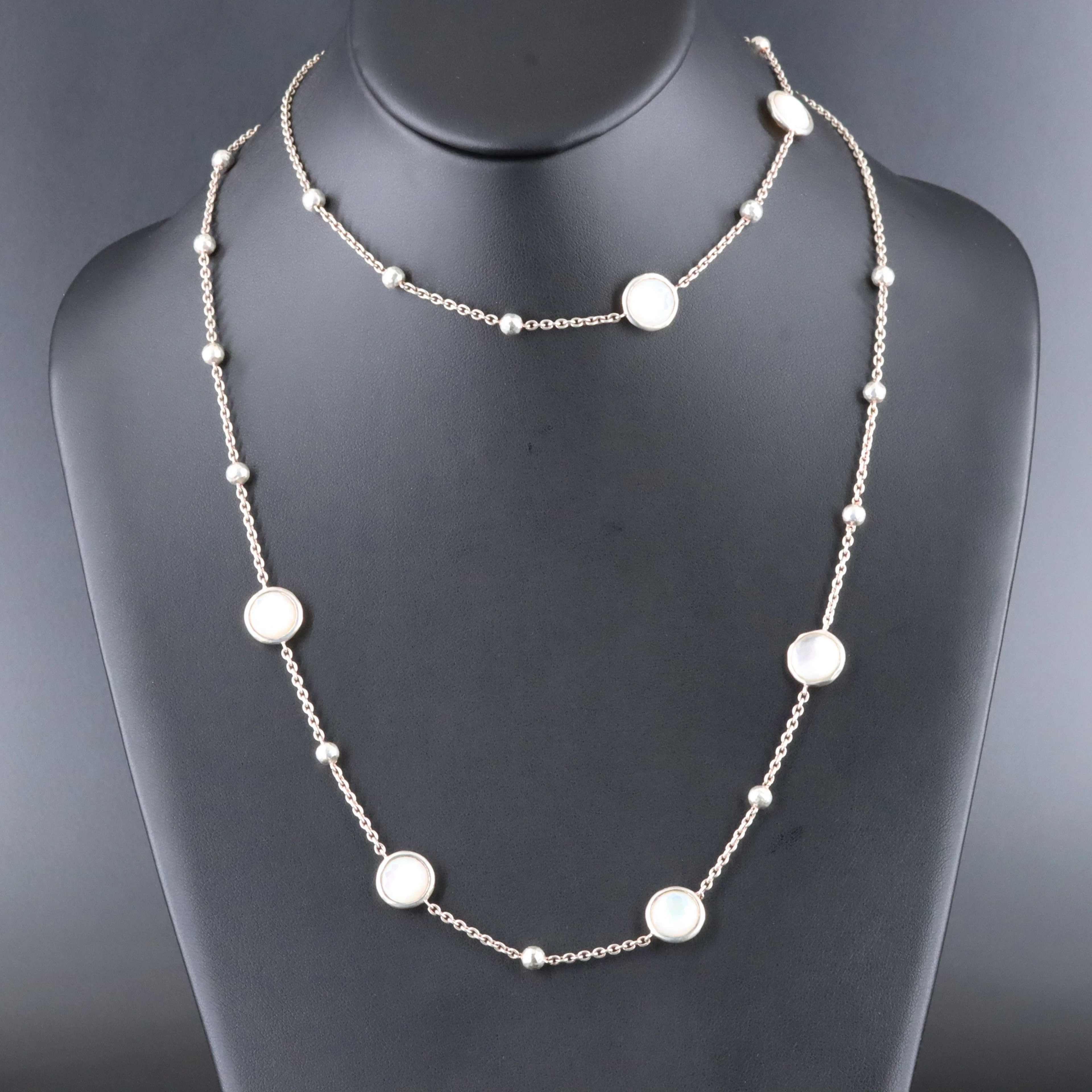 Ippolita Rock Candy Sterling Mother-of-Pearl and Quartz Necklace