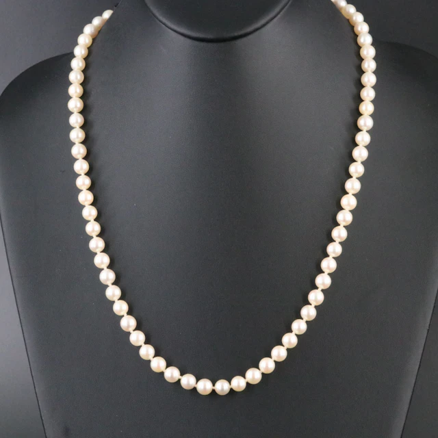 Pearl Necklace with 14K Clasp